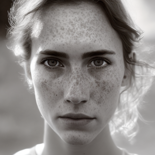 صورة مولدة بالذكاء الاصطناعي: Openjourney prompt: detailed and realistic portrait of a woman with a ... (نموذج Openjourney - صور شخصية)