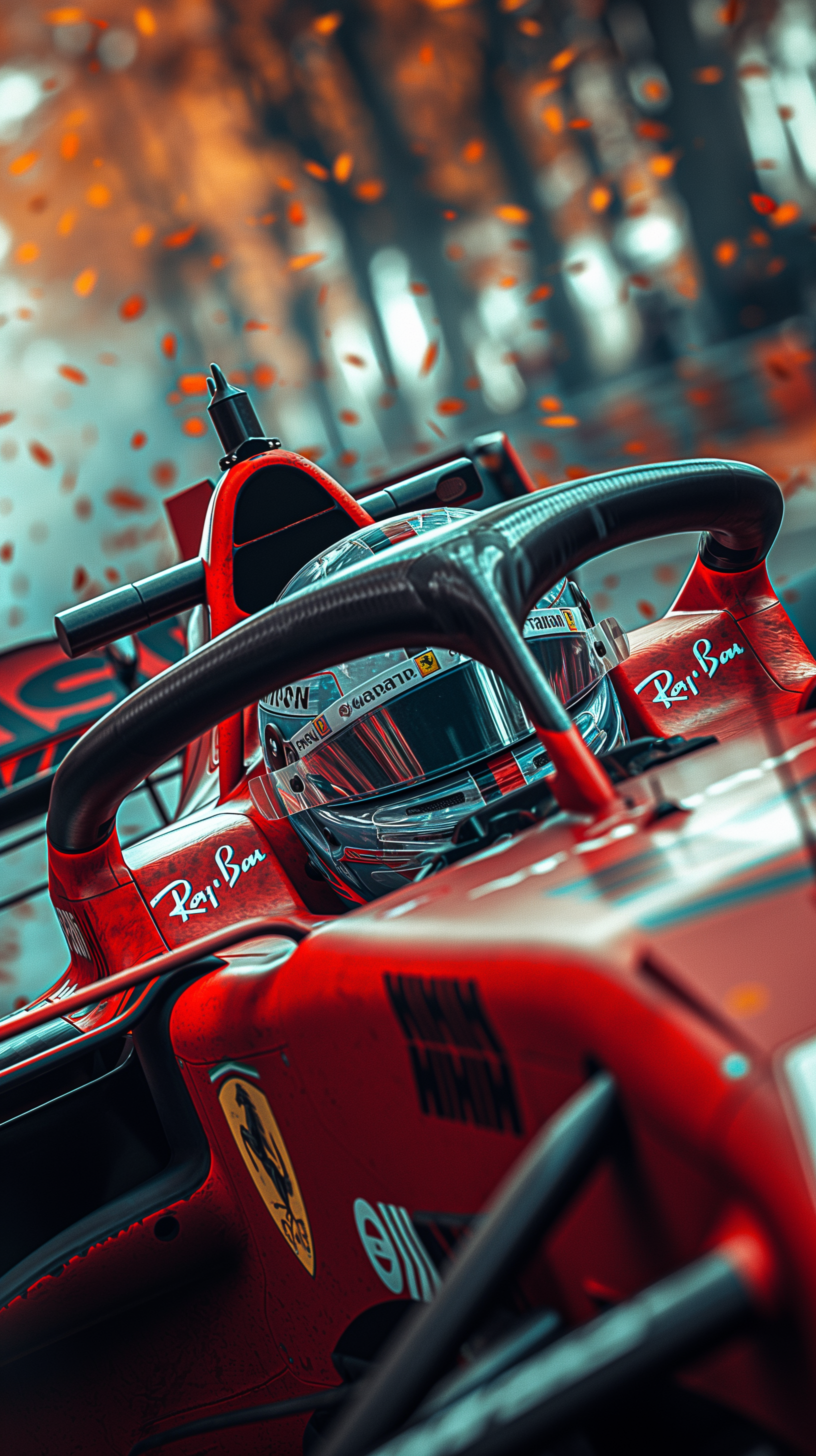 Midjourney prompt: GP Racing cover photo of a high-performance Formul... - Midjourney
