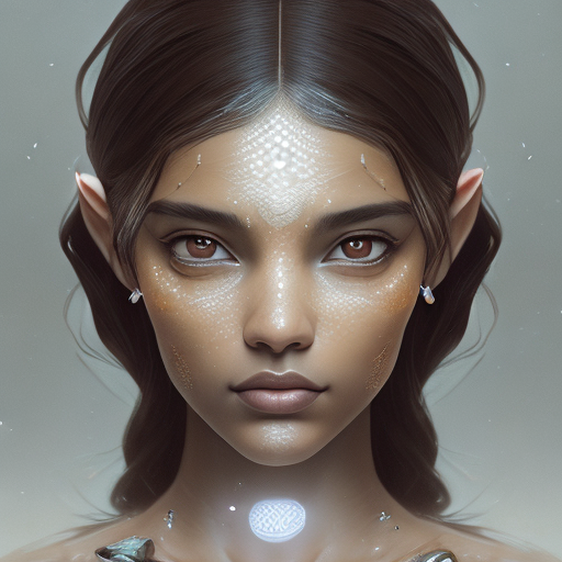 AI generated: Openjourney prompt: a photo portrait of a brown latina girl with BROWN... (Openjourney - Portraits)