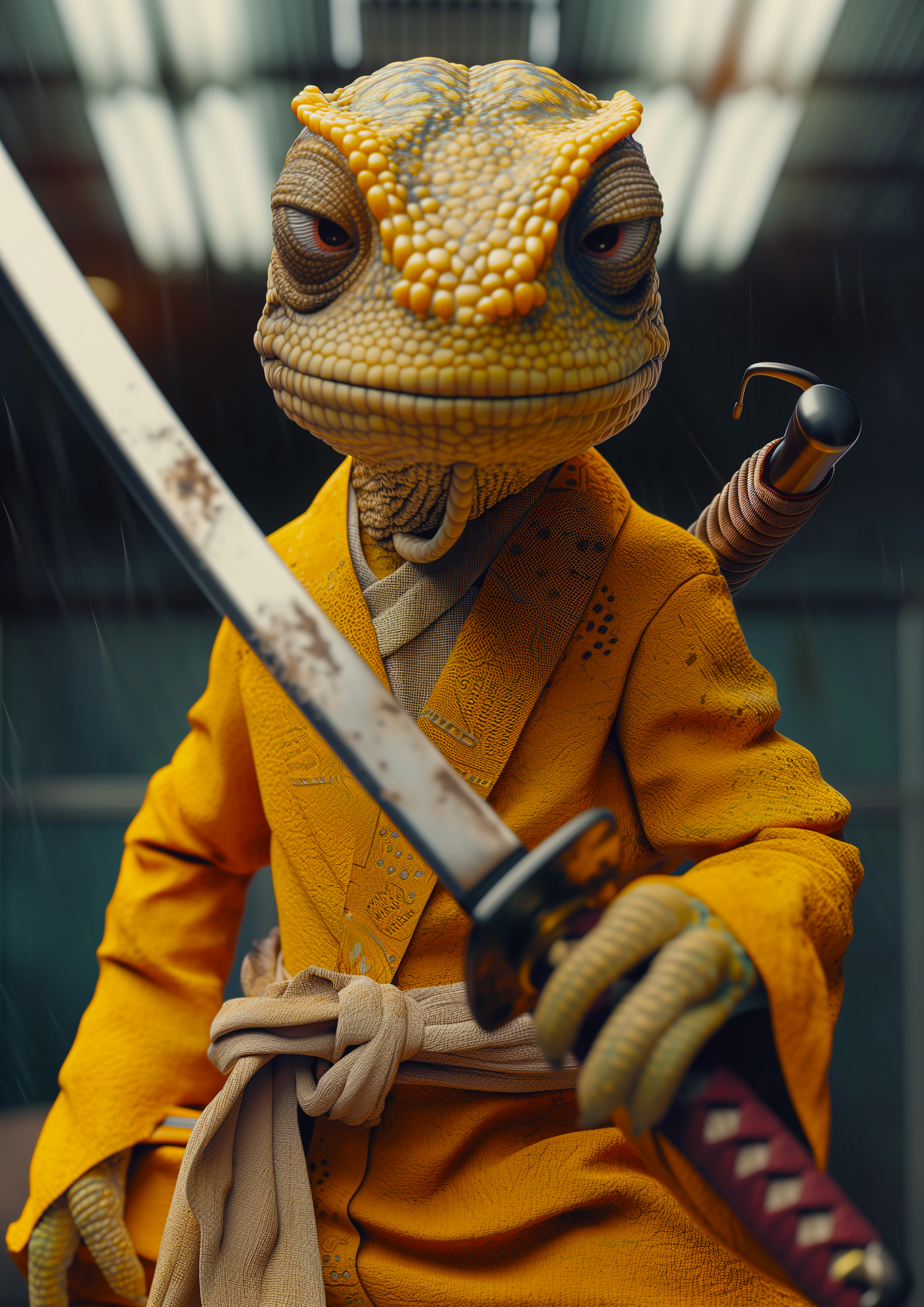 AI generated: Karma Chameleon (Midjourney - Character Design)