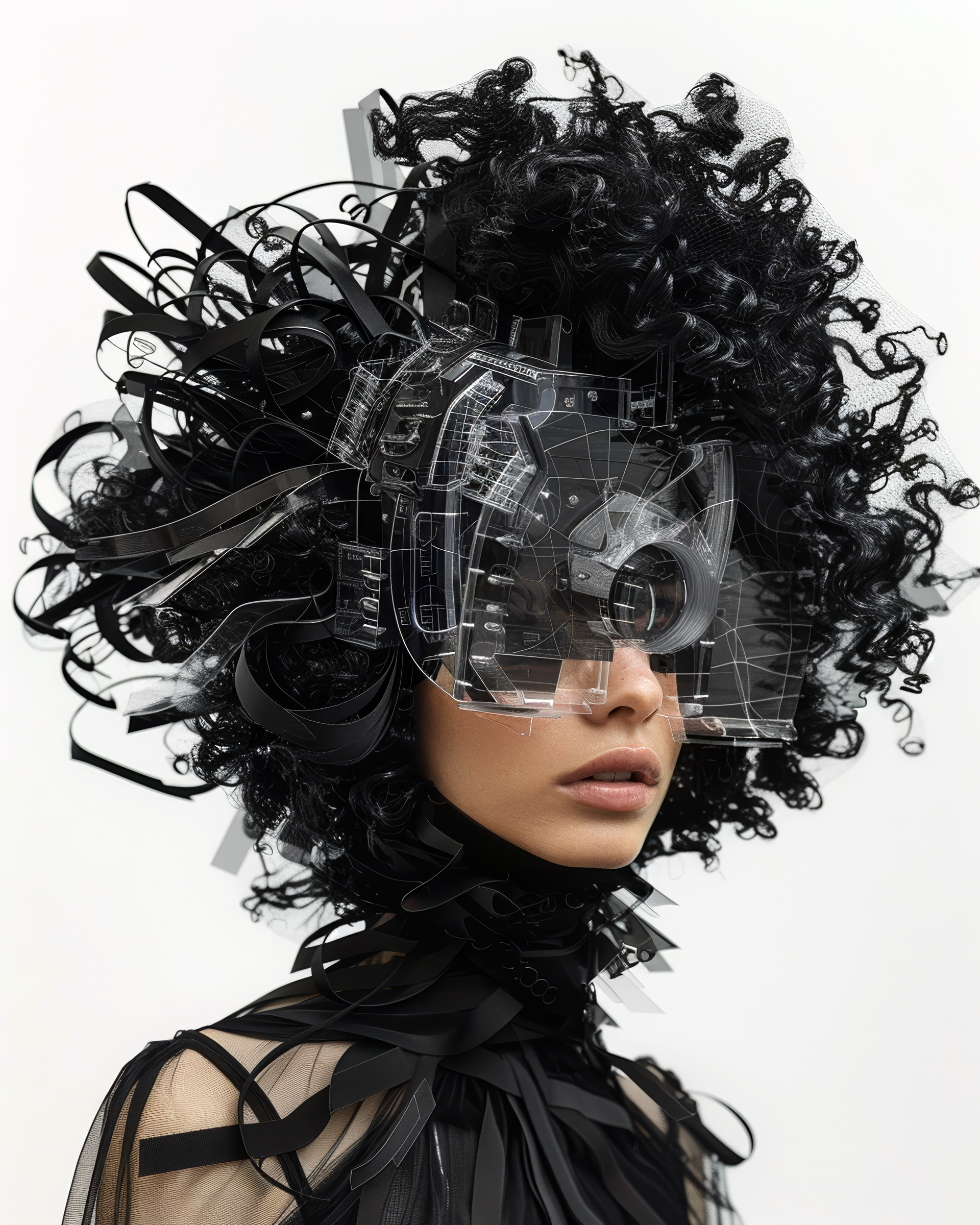 AI generated: Synthetic curls (Midjourney - Portraits)