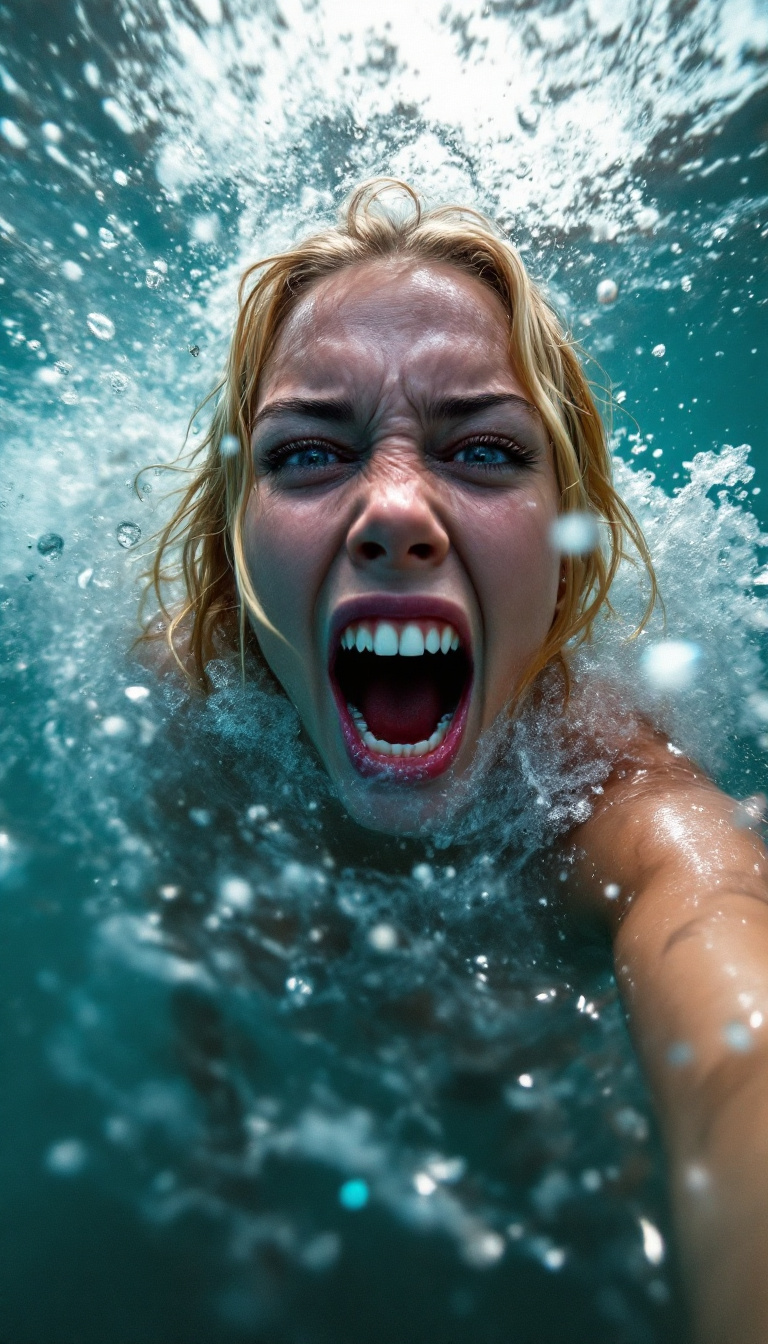 صورة مولدة بالذكاء الاصطناعي: FLUX prompt: A candid closeup selfie angle gopro photo of a gor... (نموذج FLUX - صور شخصية)