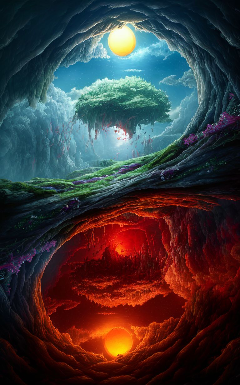 DreamShaper prompt: A mesmerizing, ultra-detailed fantasy art piece th... - DreamShaper