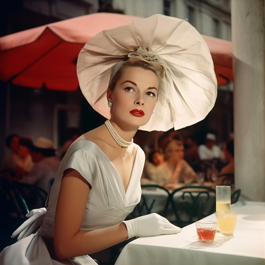 AI generated: Midjourney prompt: vogue, high fashion, 1952 (Midjourney - Fashion)