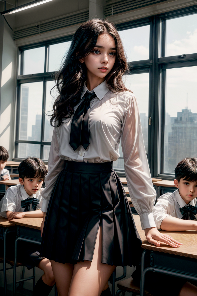 AI generated: Hot for teacher ... 🔥😏 (DreamShaper - Photography)