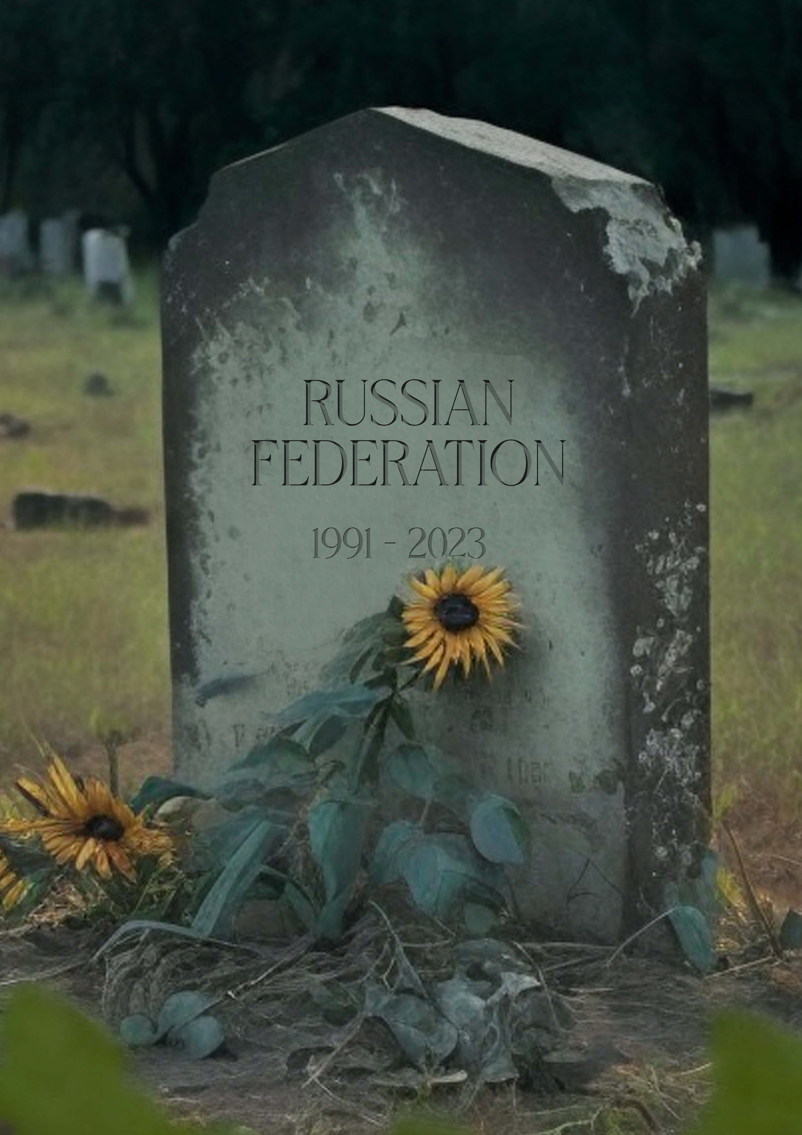 AI generated: R.I.P. Russian Federation (Midjourney - Concept Art)
