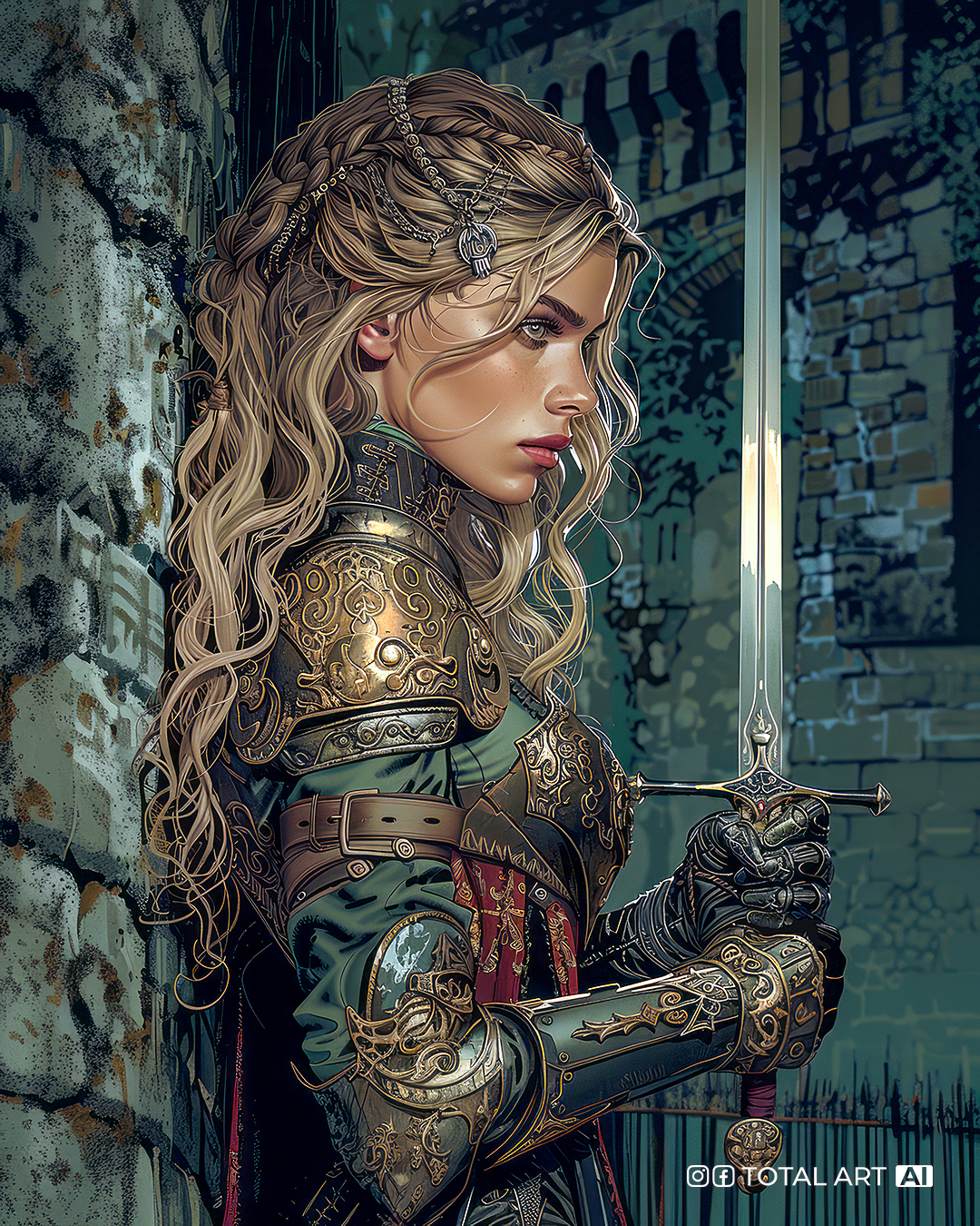 AI generated: «The Night Watch» (Midjourney - Character Design)