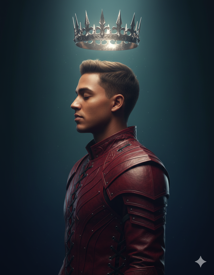 AI generated: Kenshi prompt: A striking, dramatic portrait of a regal warrior. ... (Kenshi - Photography)