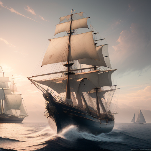 DreamShaper prompt: Photo of a ultra realistic sailing sh...