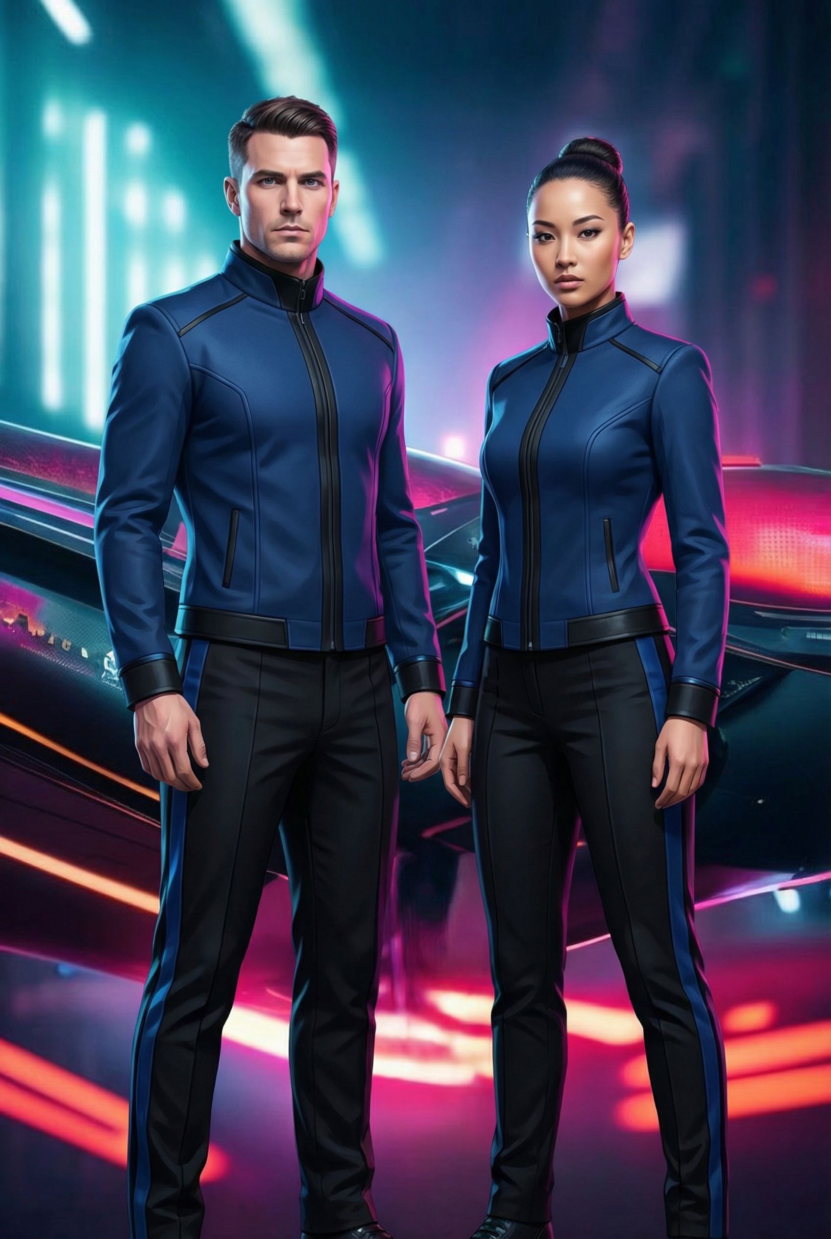 Nano Banana prompt: Create a Sci-Fi uniform. Use the refe...