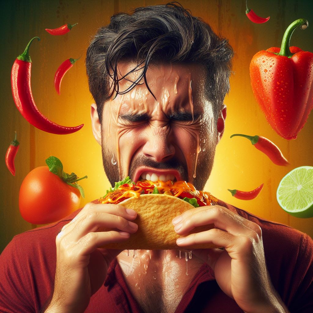 صورة مولدة بالذكاء الاصطناعي: Scoville count >250.000 (نموذج DALL·E - تصوير فوتوغرافي)