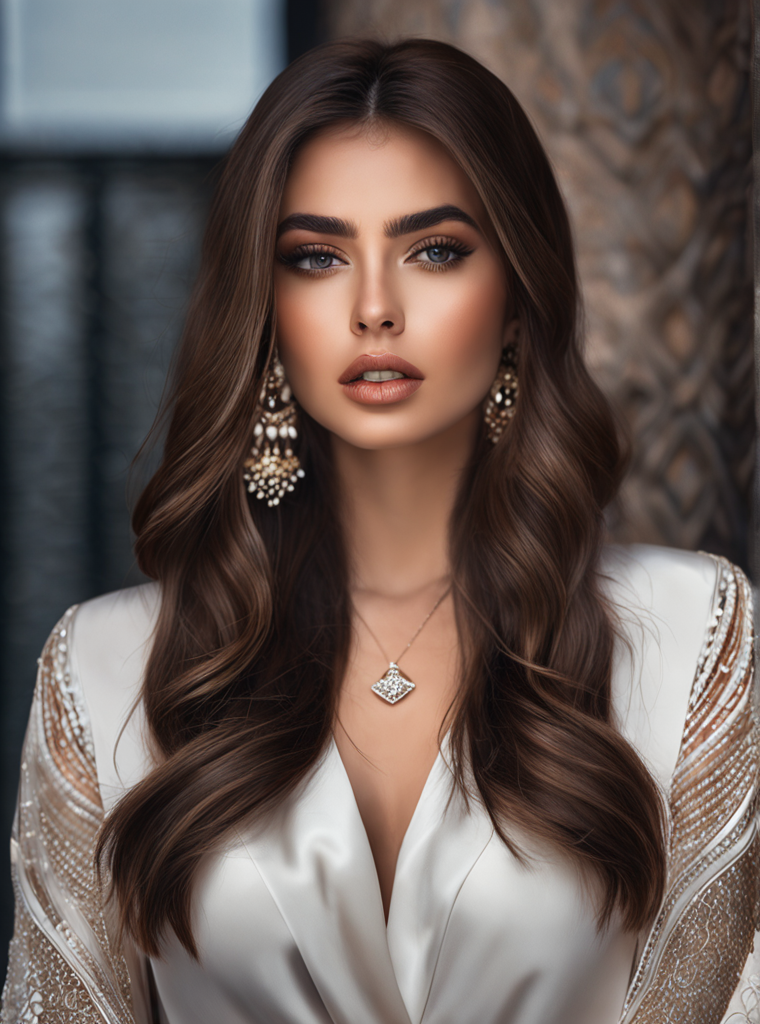 AI generated: Stable Diffusion prompt: A realistic photo of a stunning freckles, Armenia ... (Stable Diffusion - Photography)