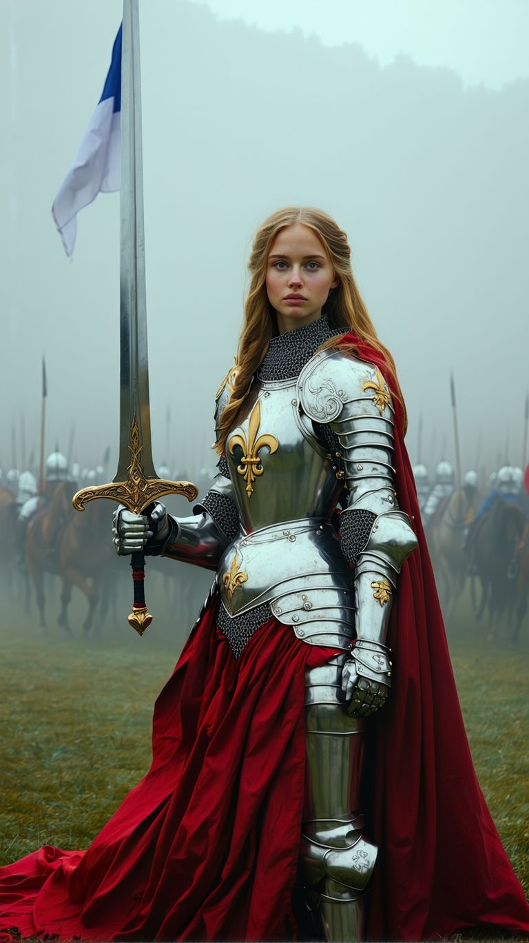 Stable Diffusion prompt: A young French woman in her earl...