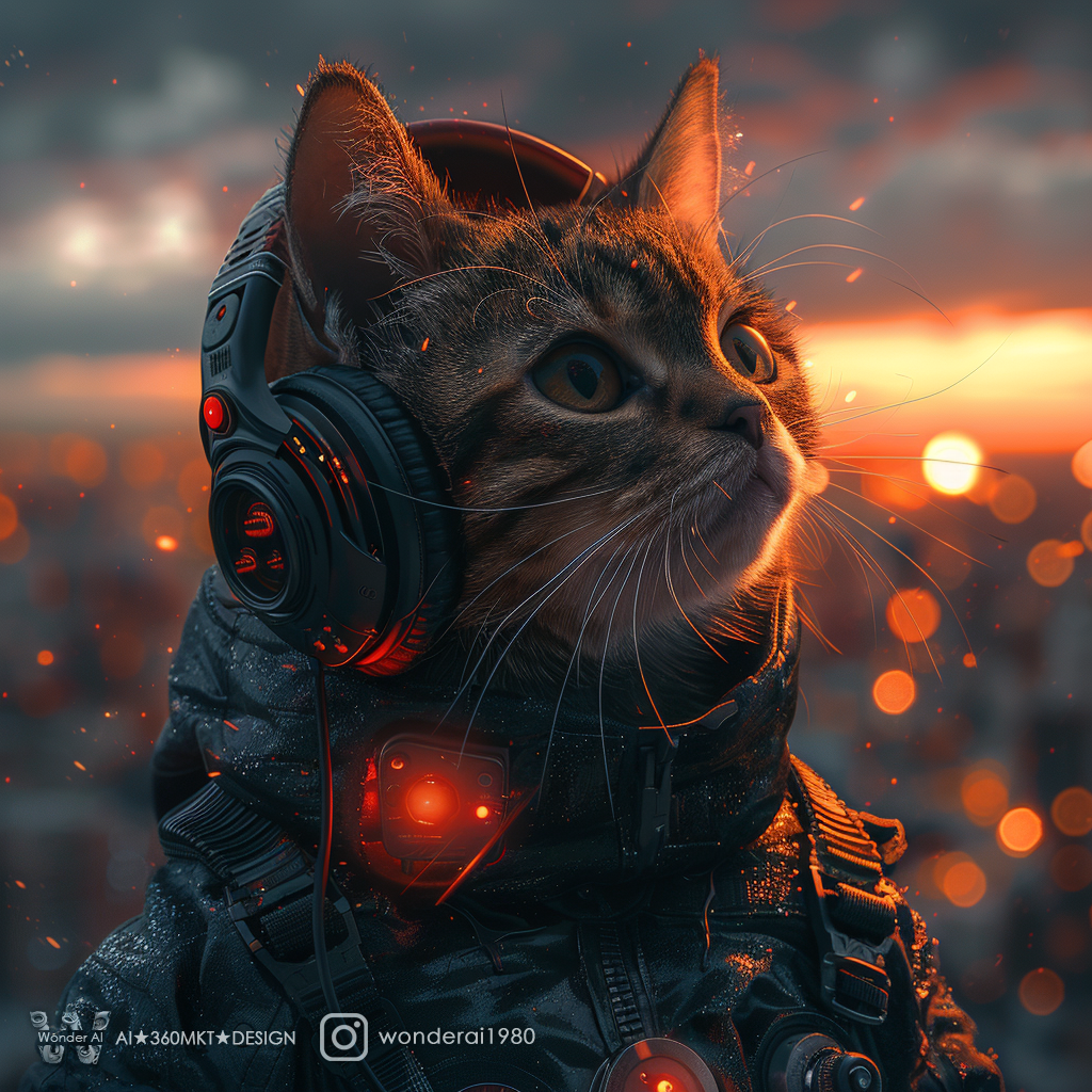 AI generated: Sunset, a breathtaking view (Midjourney - Photography)
