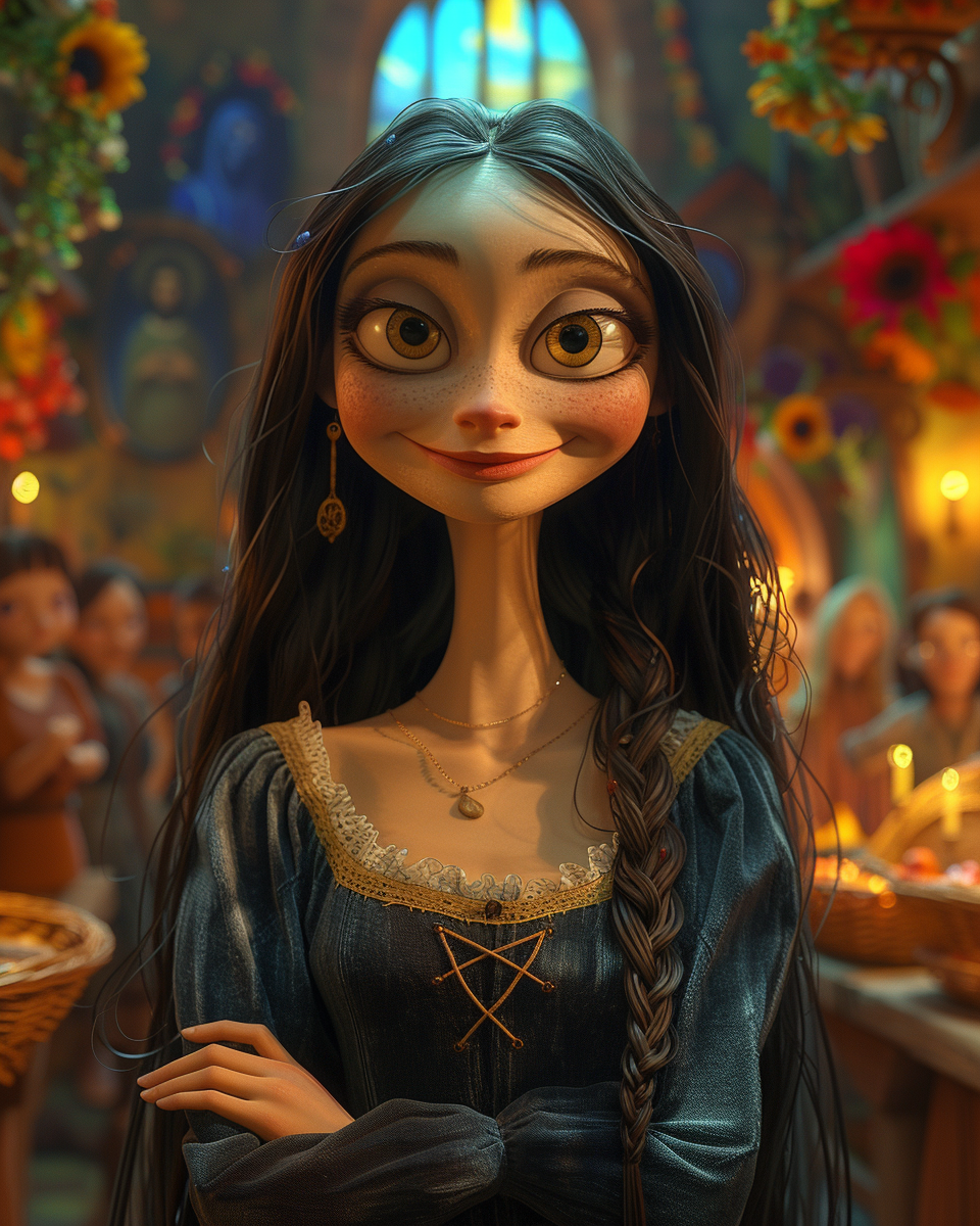 AI generated: Contemporary Mona Lisa (Midjourney - Portraits)