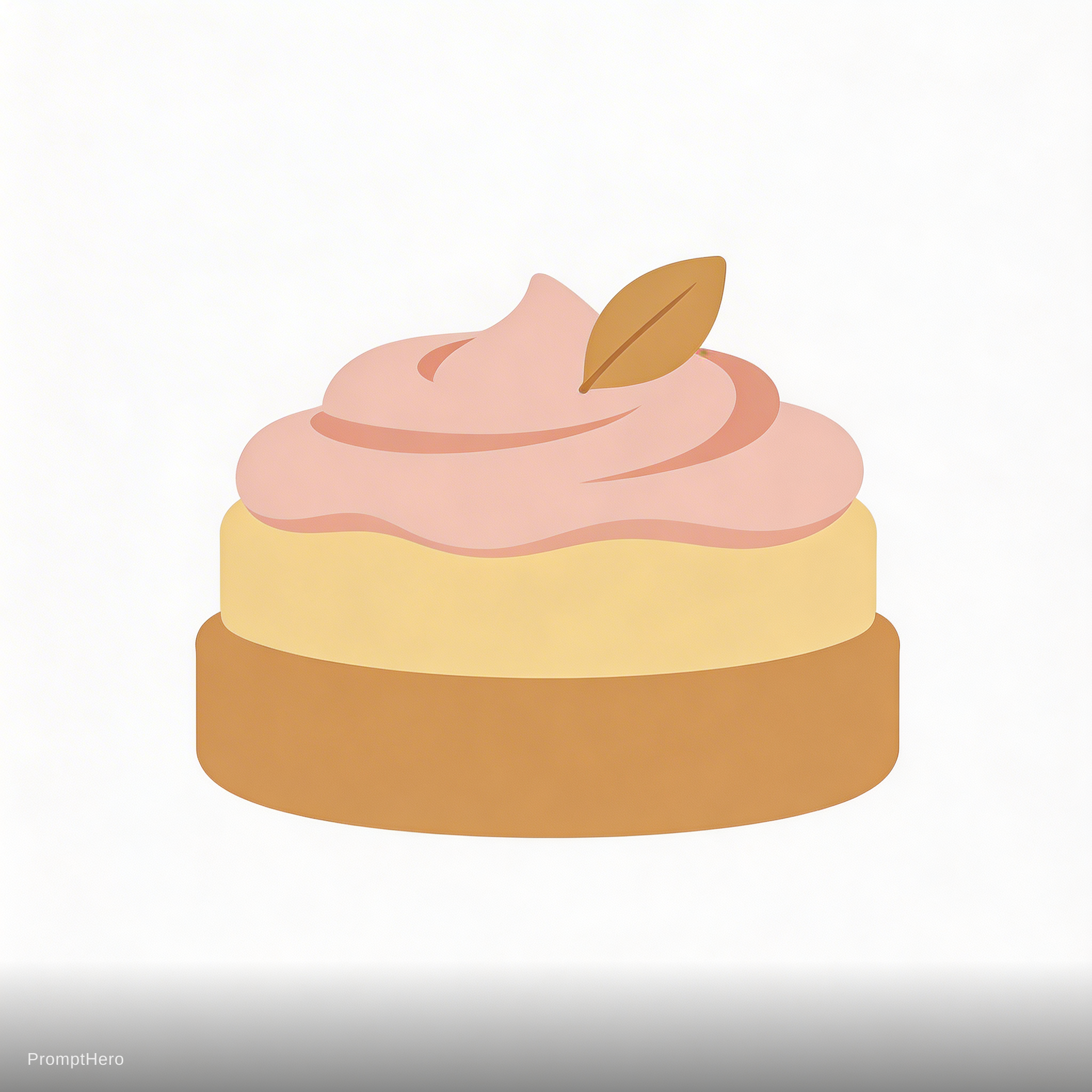 صورة مولدة بالذكاء الاصطناعي: Seedream 5 prompt: a logo for a vegan cakes and desserts business wit... (نموذج Seedream 5 - شعارات وتصميم)