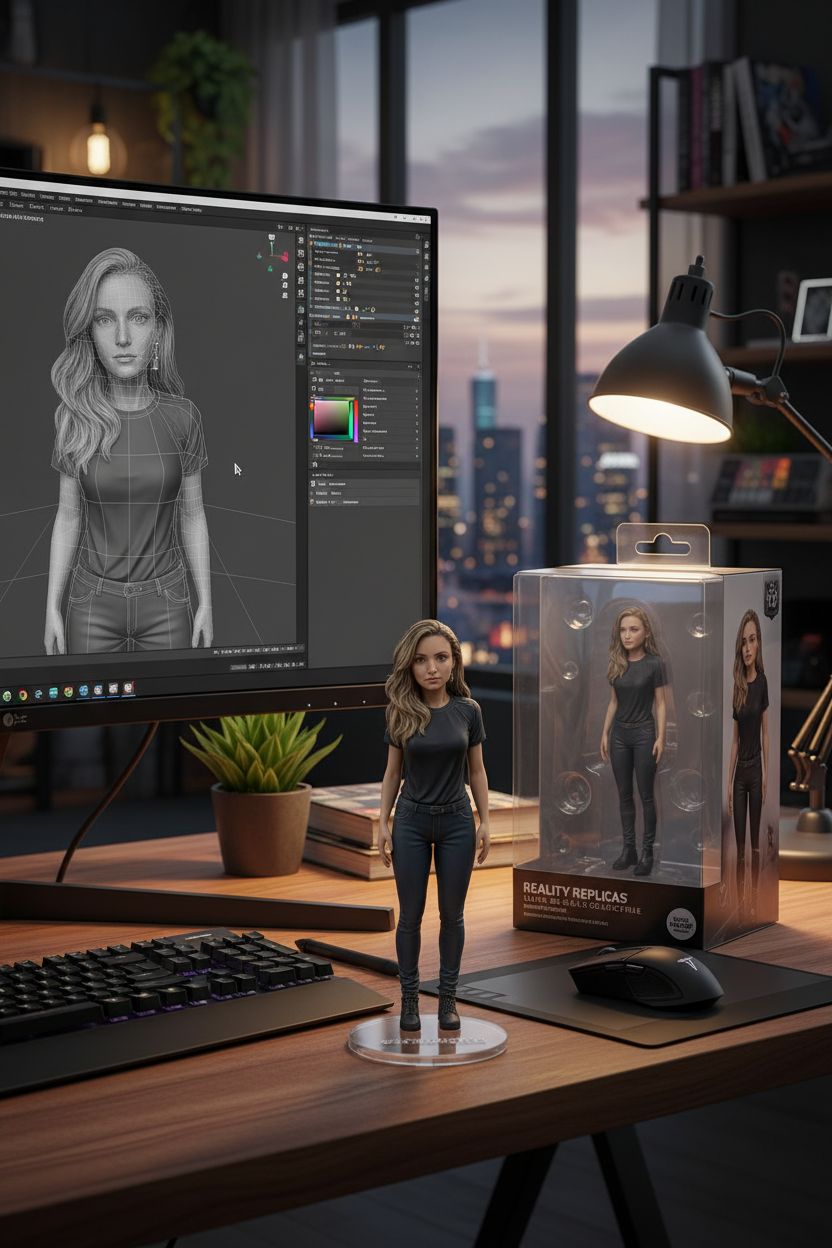 Nano Banana prompt: Transforming the photographed person into a realis...