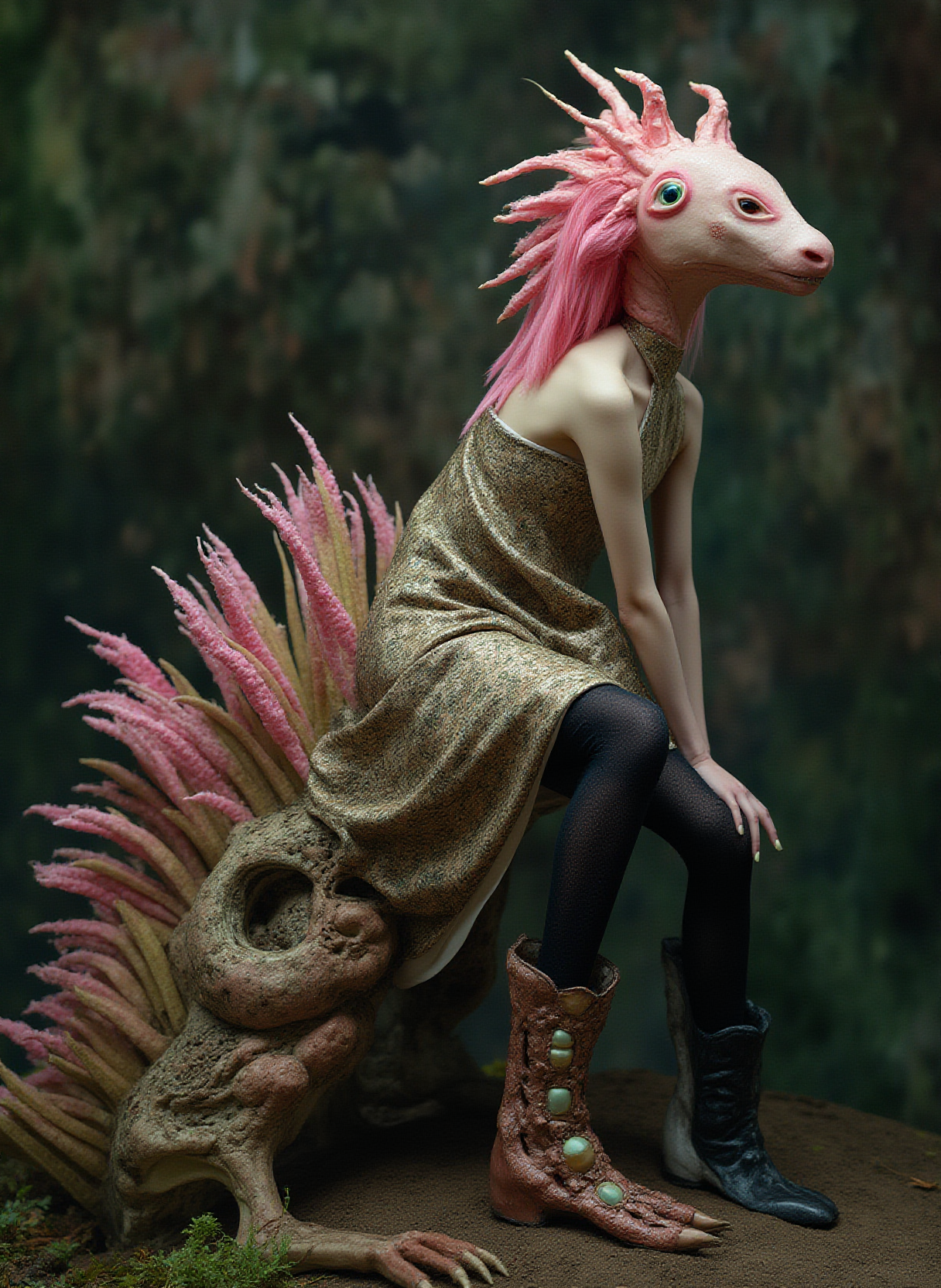 AI generated: Amorphous Couture (FLUX - Fashion)