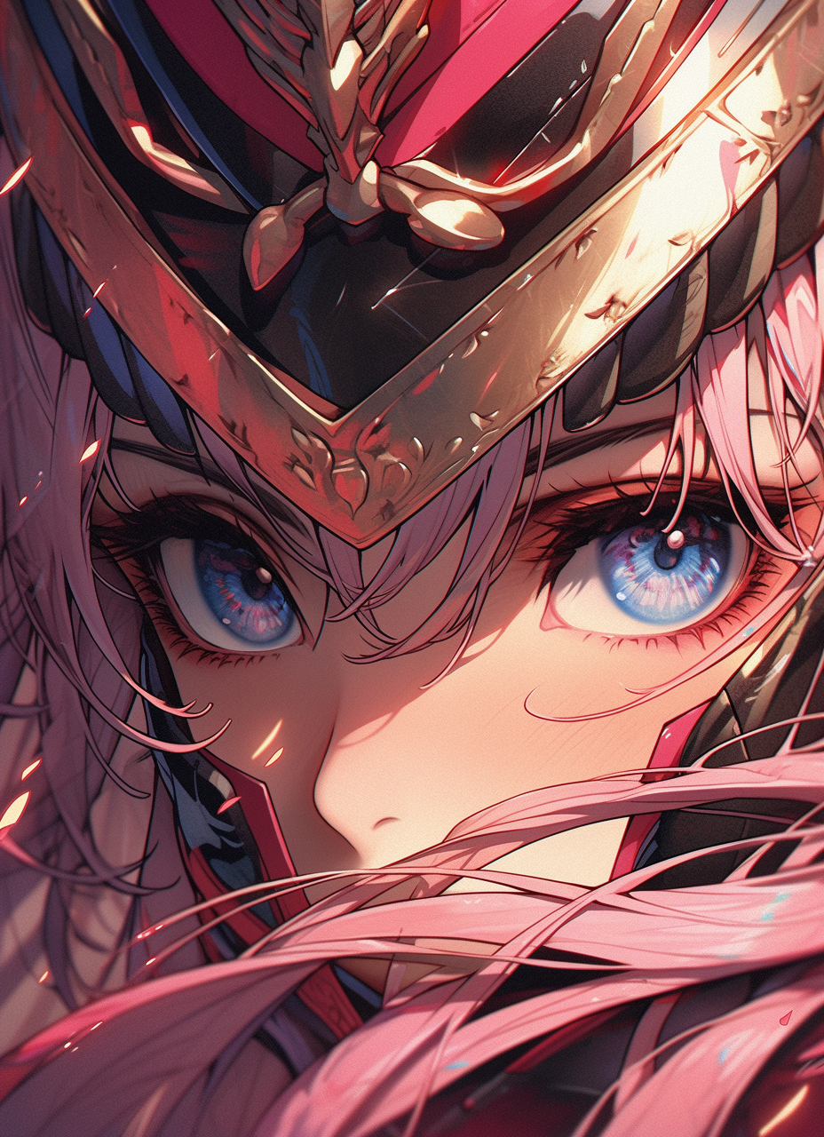 AI generated: Midjourney prompt: anime warrior game screenshot, in the style of sty... (Midjourney - Anime)