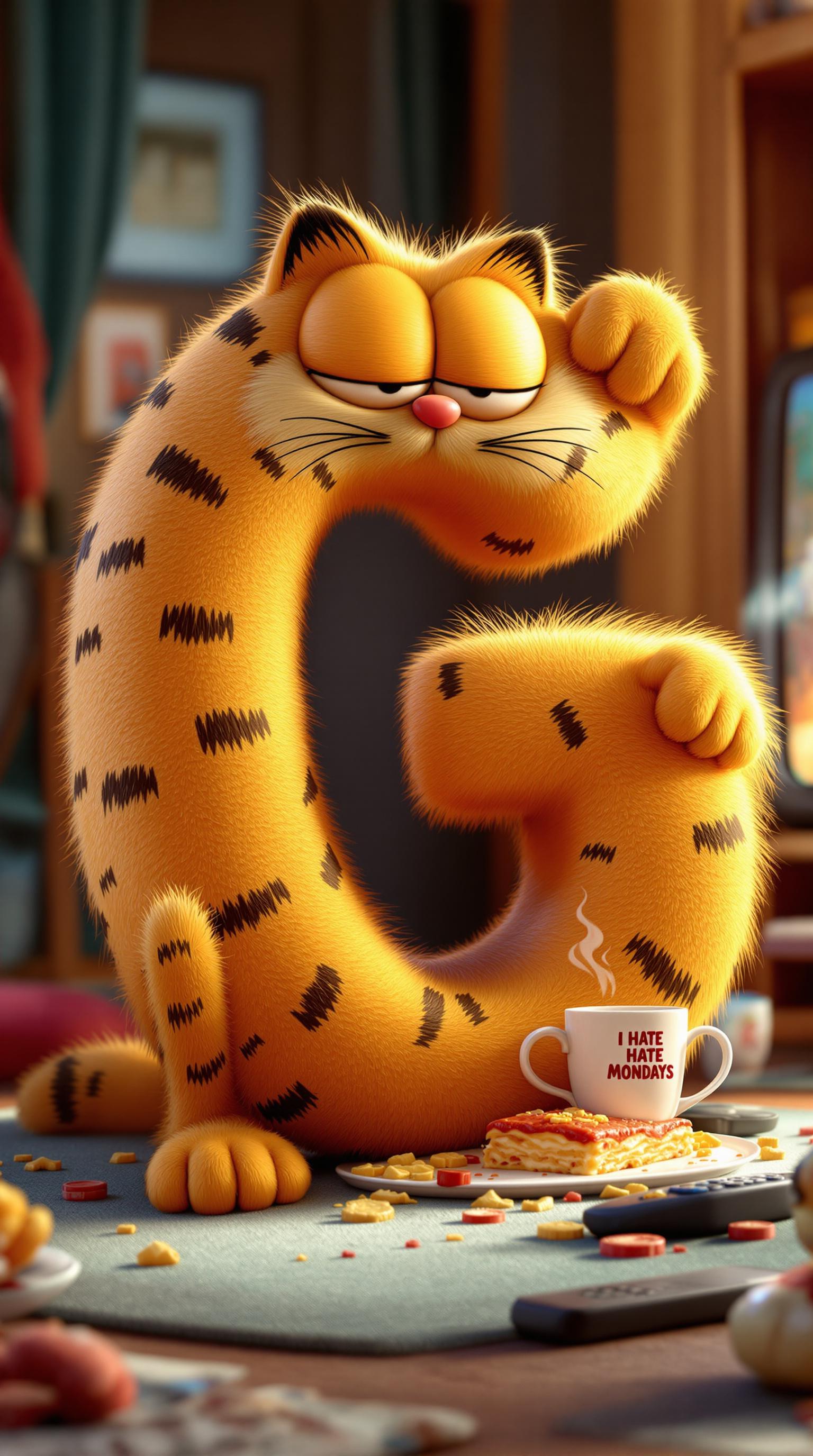 صورة مولدة بالذكاء الاصطناعي: FLUX prompt: Design the letter 'G' in a humorous and cozy 3D ca... (نموذج FLUX - تصميم داخلي)