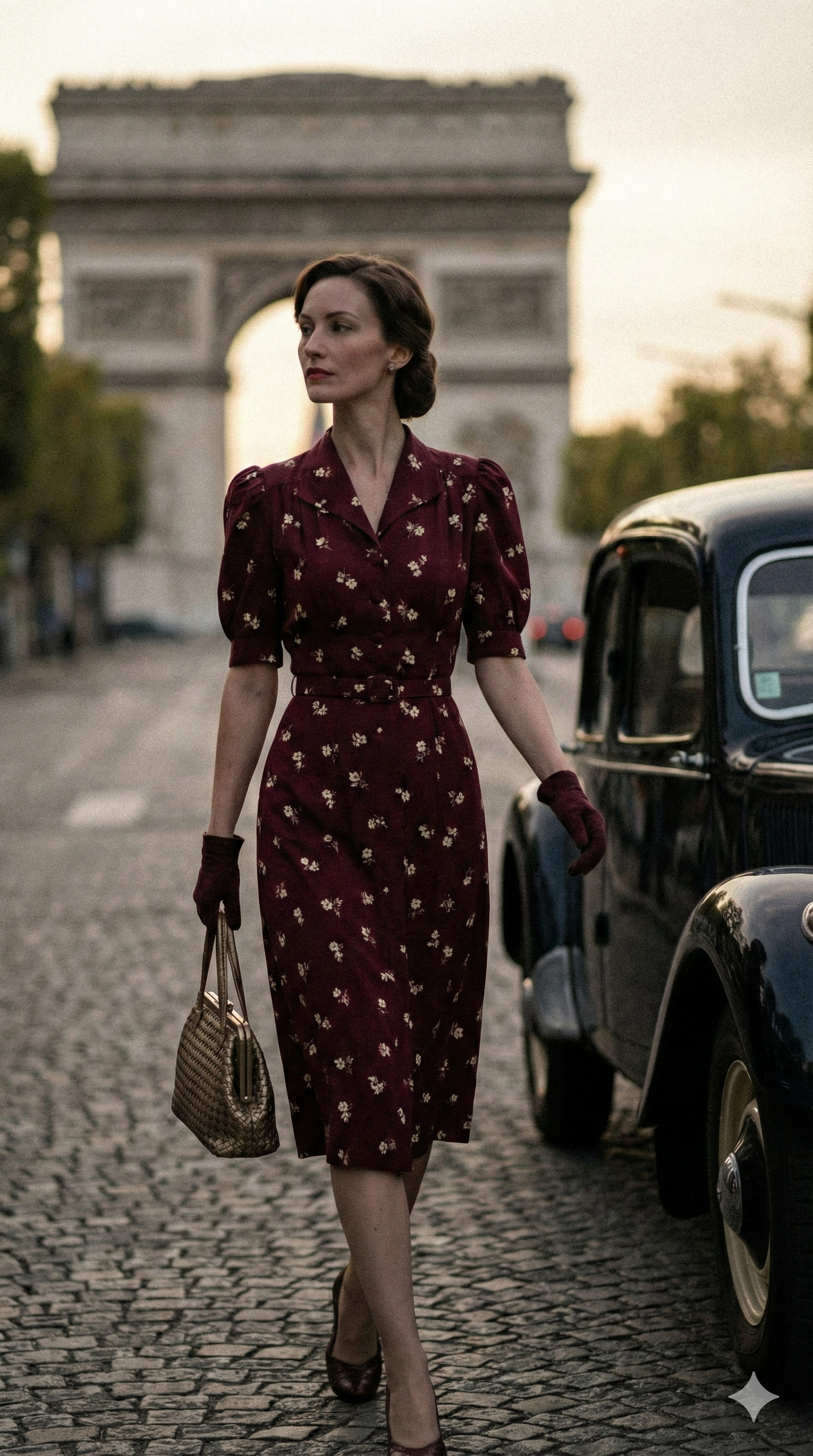 Nano Banana prompt: High-fashion, cinematic photograph of a slender wo... - Nano Banana