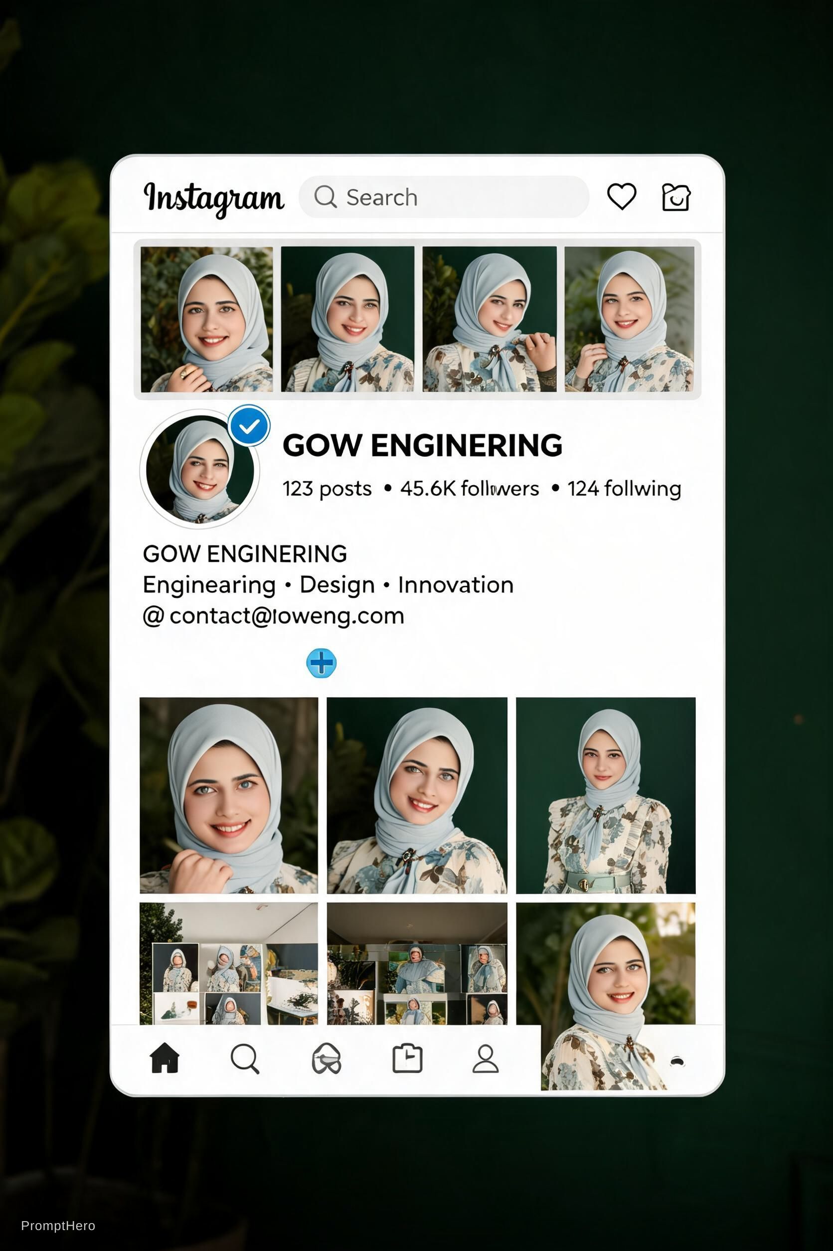 AI generated: Seedream 5 prompt: Create an ultra-detailed 3D social media profile s... (Seedream 5 - Portraits)