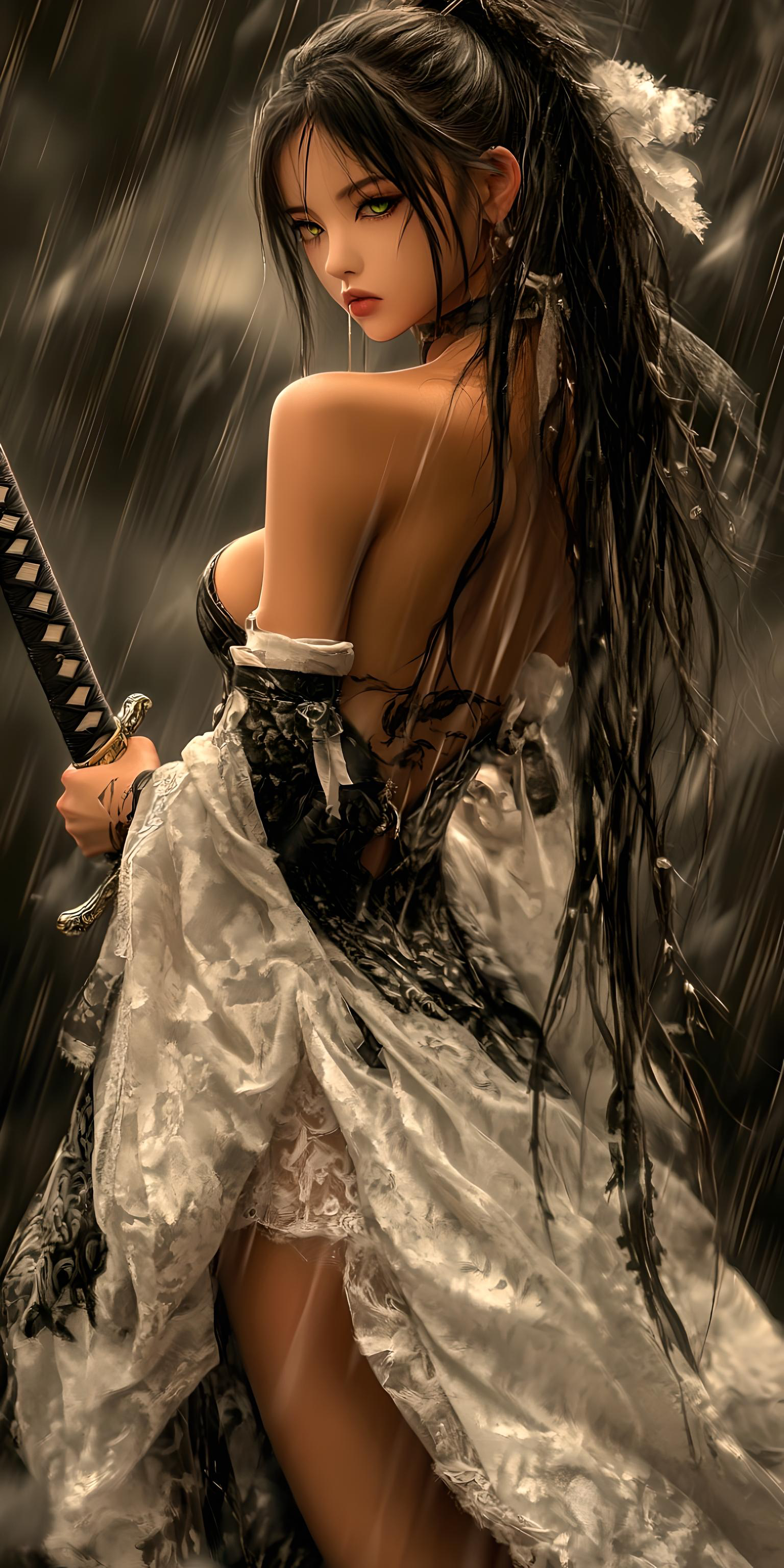 AI generated: Anime_Warrior_Queen (Midjourney - Fashion)