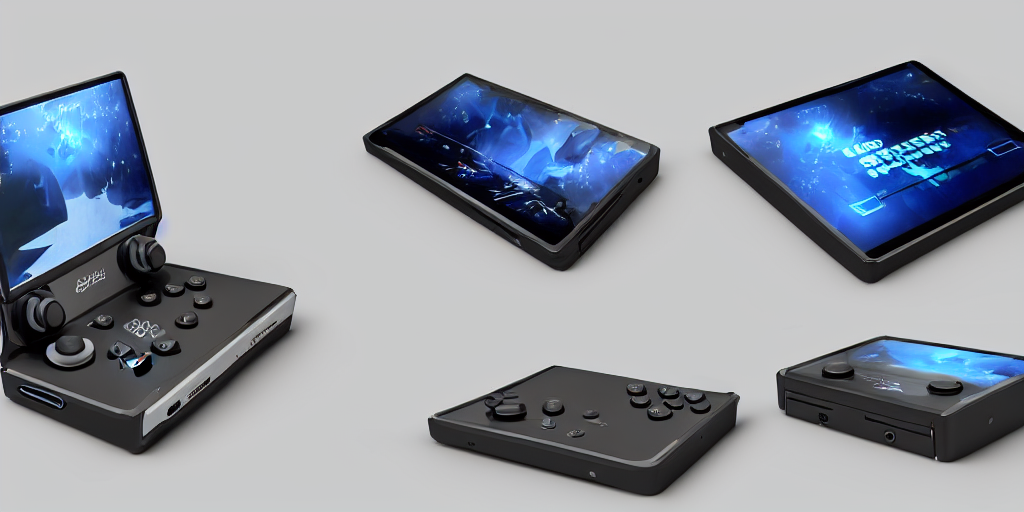 Stable Diffusion prompt: Portable Gaming Console, 7-Inch...