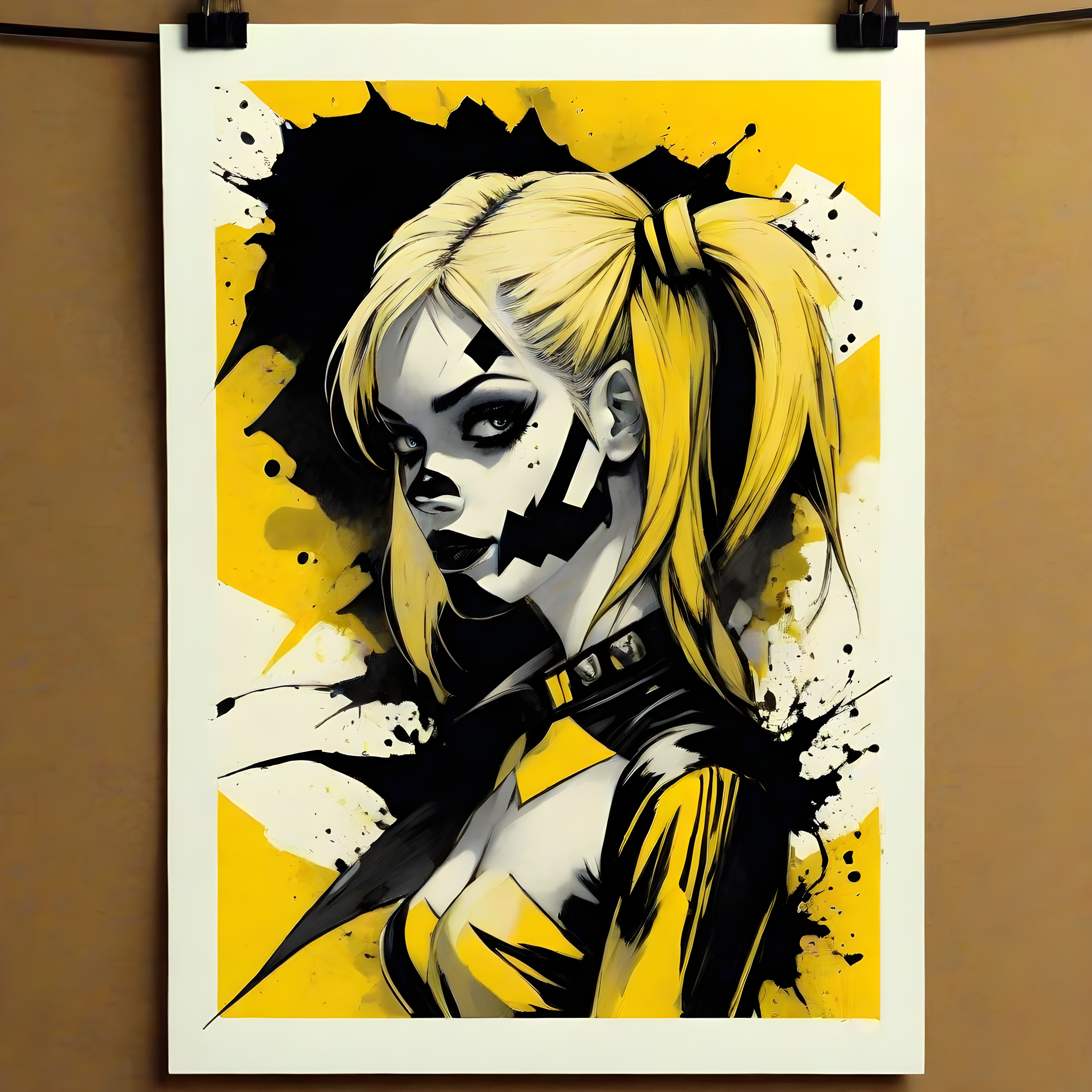 AI generated: Harley Quinn Persona (Stable Diffusion - Concept Art)