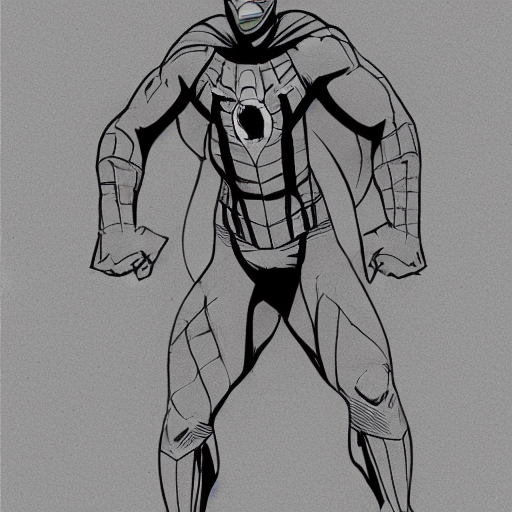 Stable Diffusion prompt: Superhero with a combination of ...