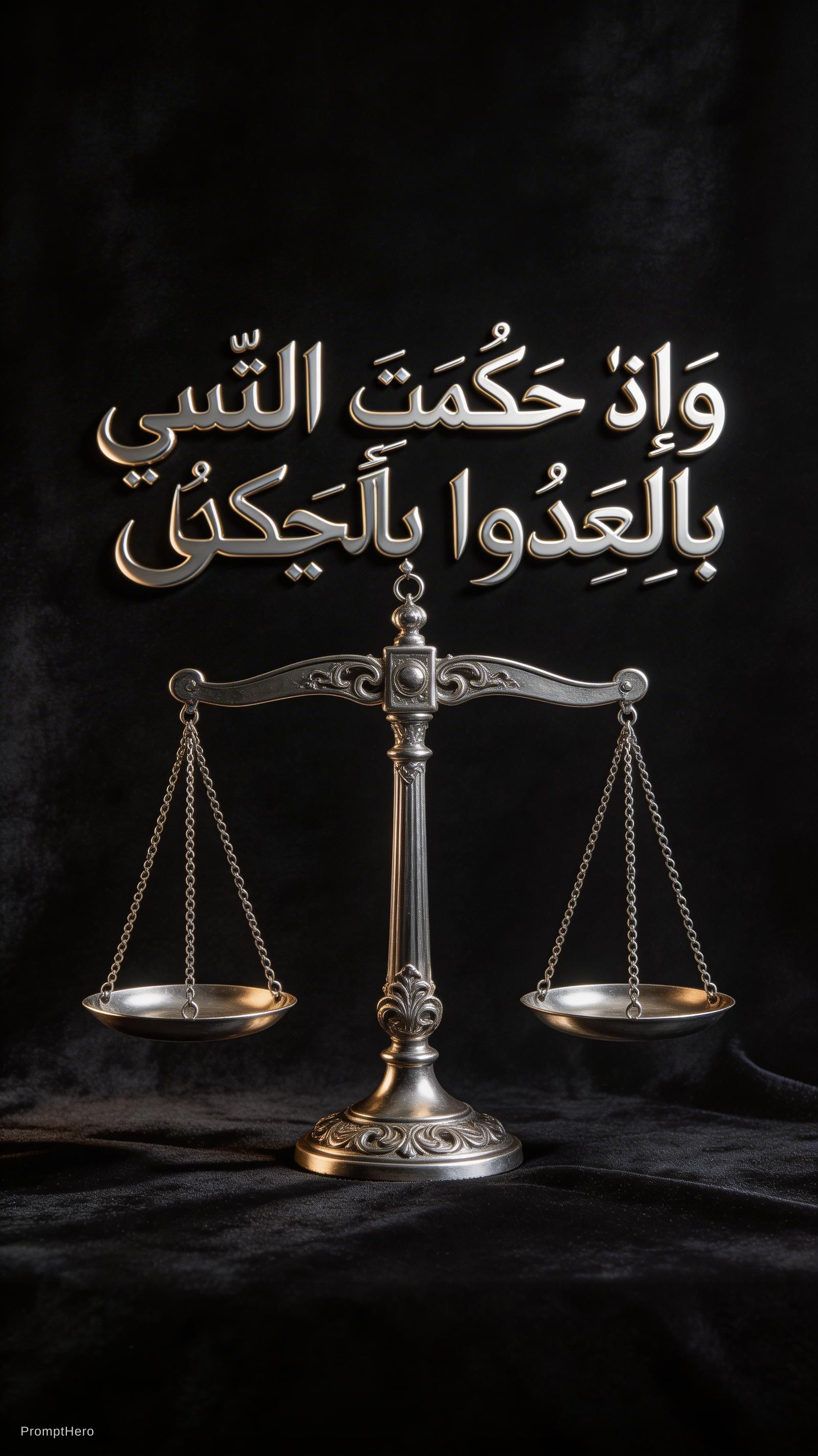 AI generated: Seedream 5 prompt: A symbolic scale of justice. Description: A classi... (Seedream 5 - Photography)