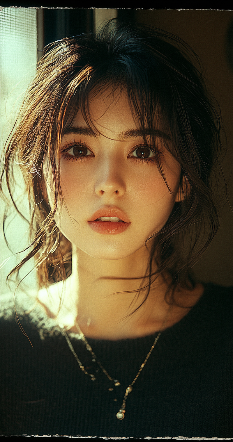 AI generated: Midjourney prompt: Japanese girl, 18-21 years old, brown hair, high-q... (Midjourney - Photography)