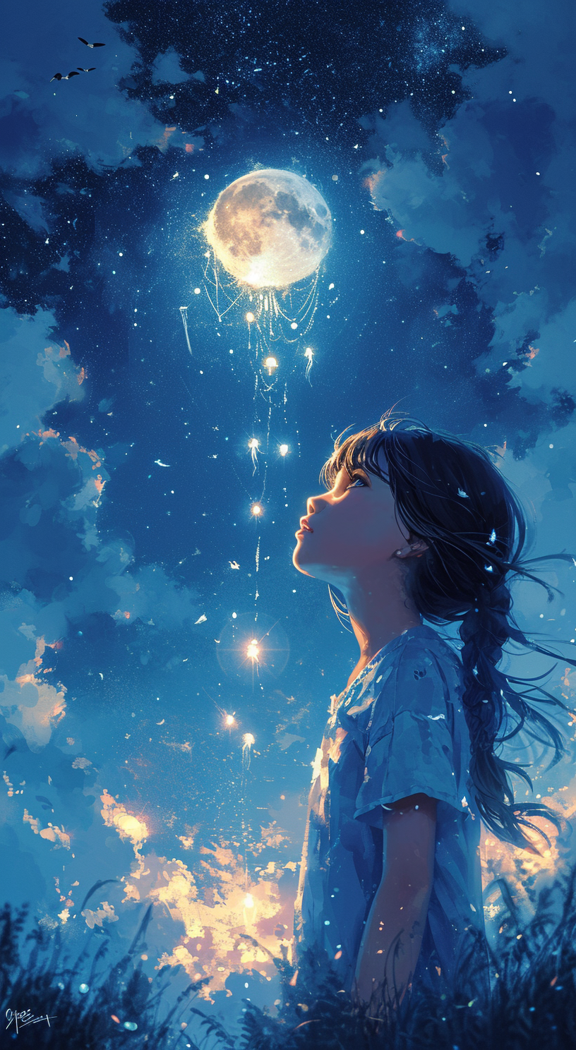 Midjourney prompt: Dream Catcher, in the style of crisp neo-pop illus... - Midjourney