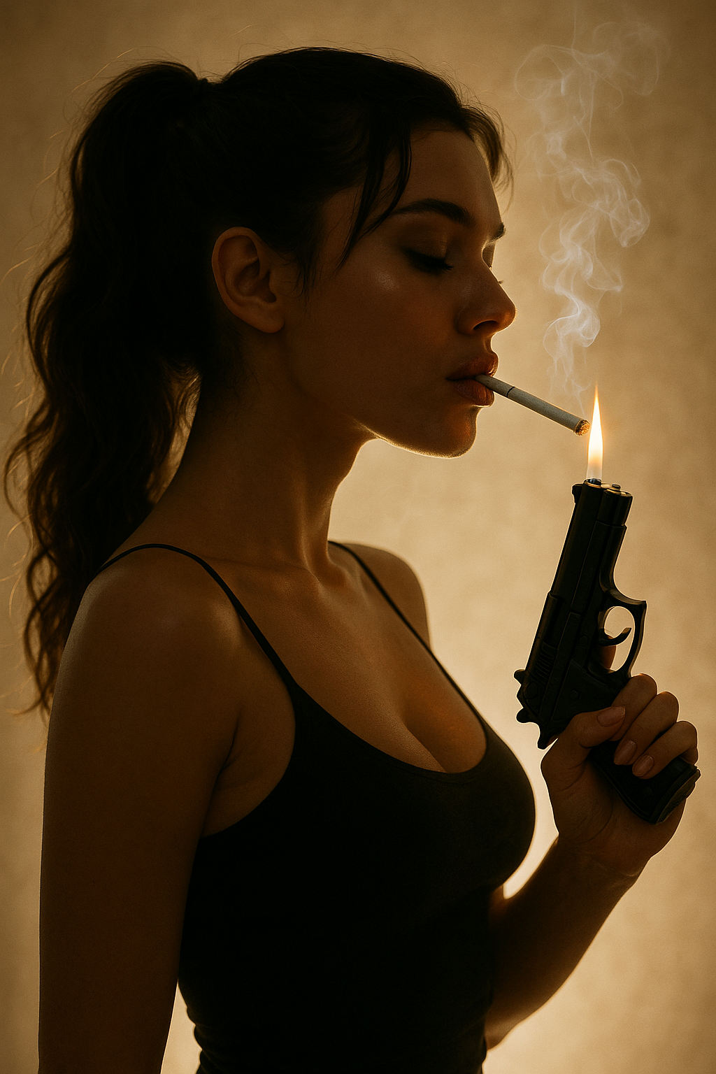 Model-EX prompt: Affascinante, sinuosa, prorompente ventenne con co... - Model-EX