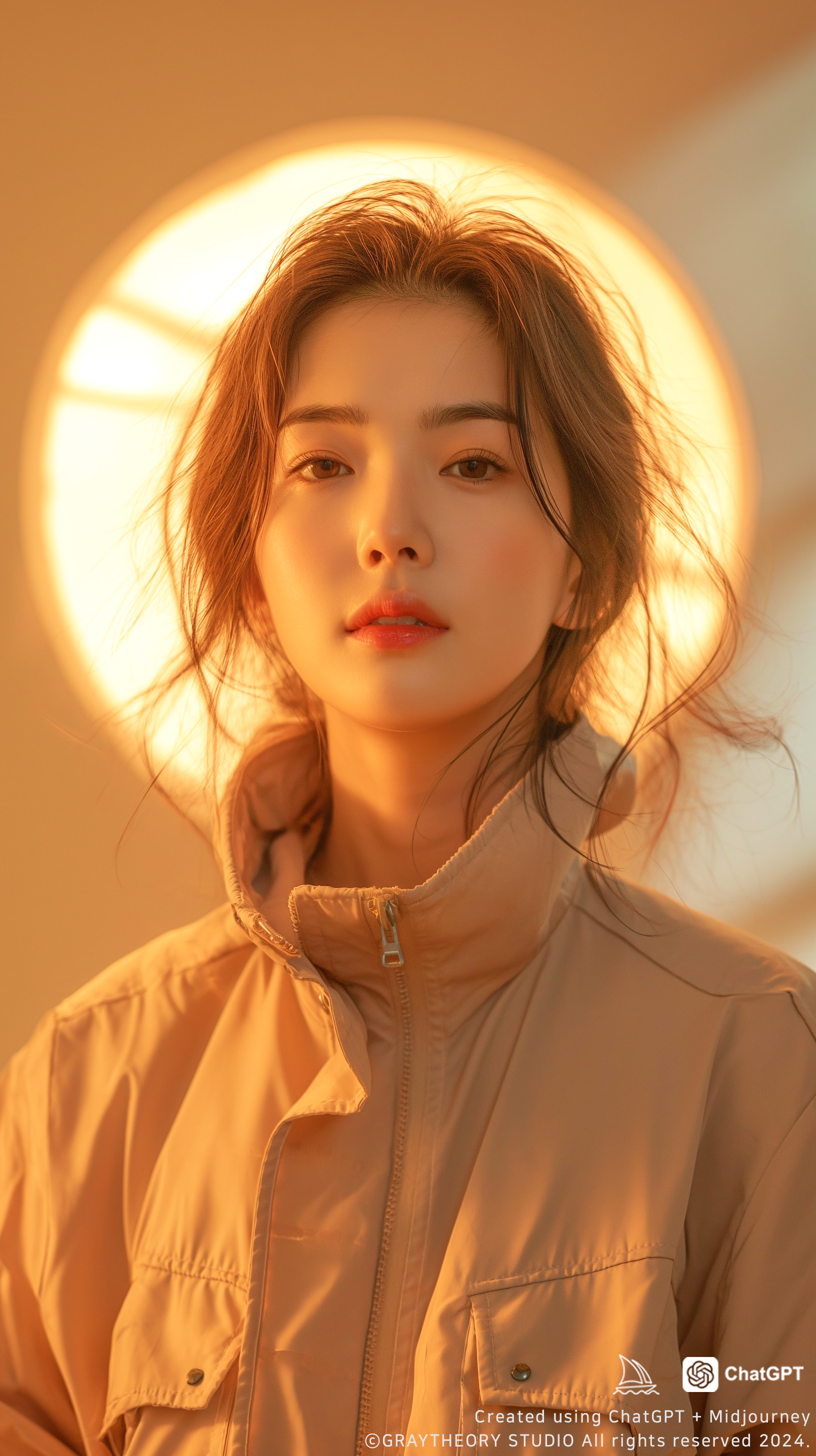 AI generated: Midjourney prompt: photography, Envision a forward-thinking Korean he... (Midjourney - Portraits)