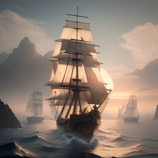 DreamShaper prompt: Photo of a ultra realistic sailing sh...