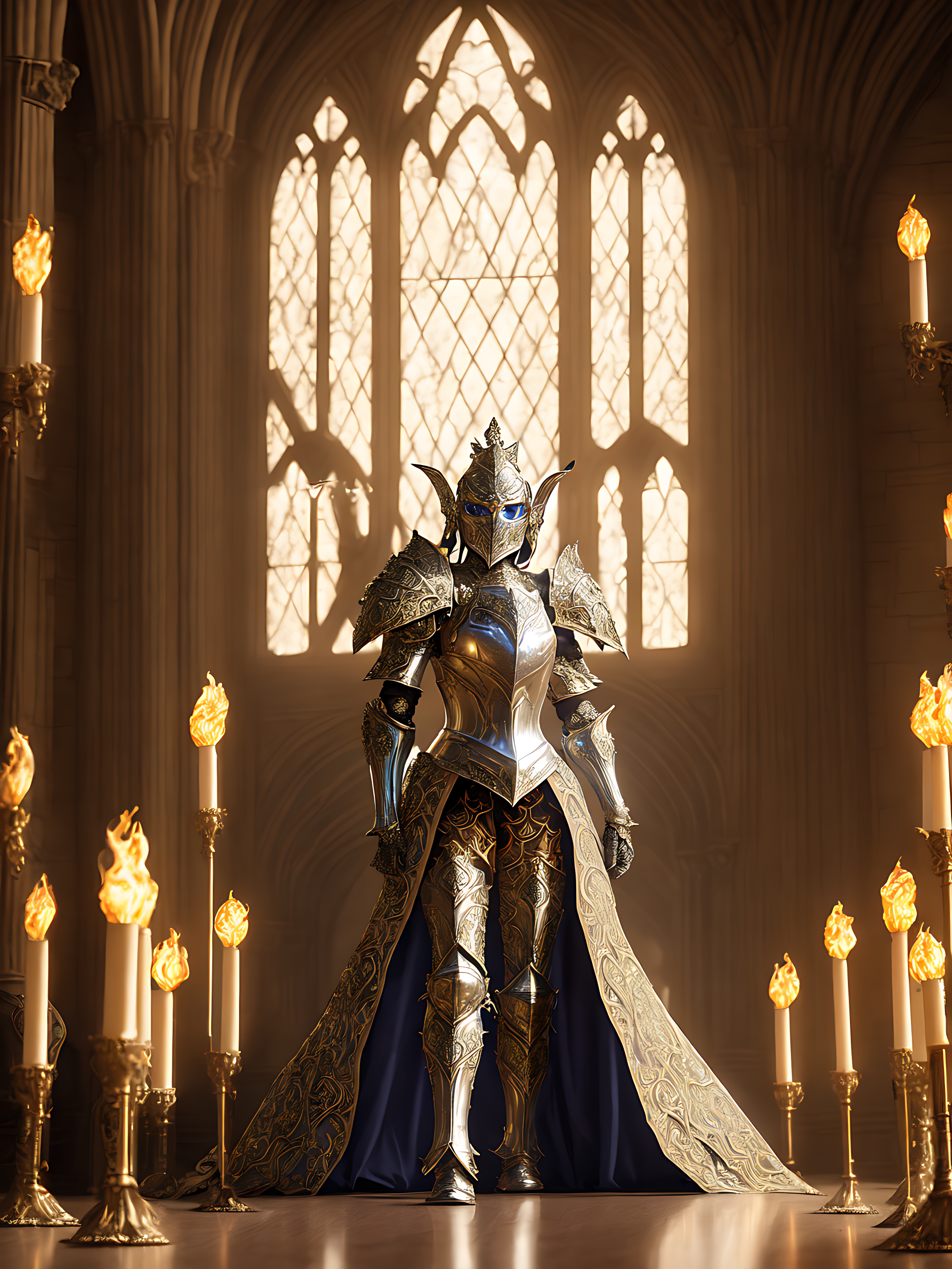 Stable Diffusion prompt: As you enter the great hall, you...
