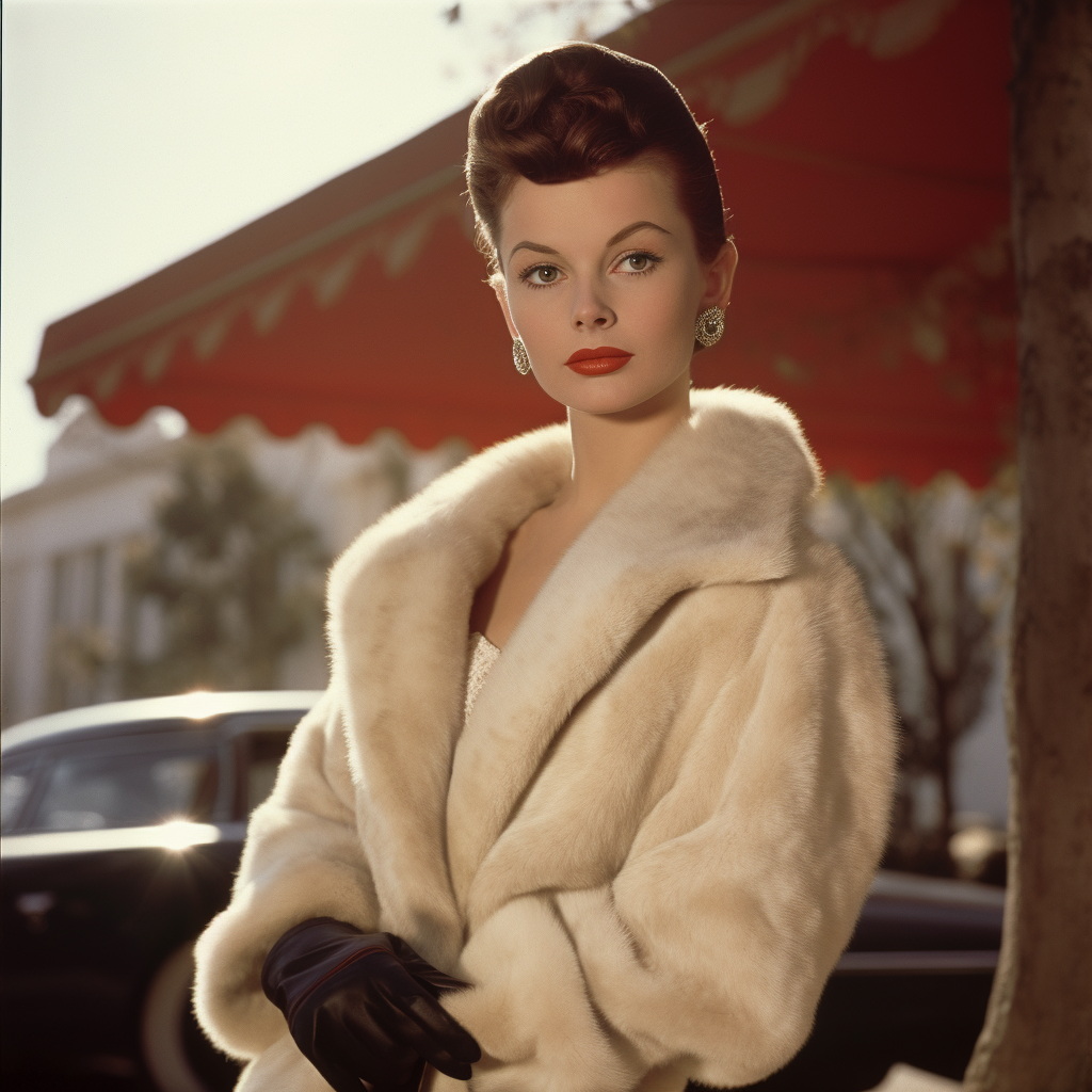 AI generated: Midjourney prompt: high fashion, vogue , 1957, ray tracing, perfect y... (Midjourney - Fashion)