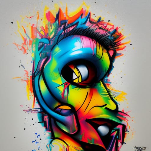 AI generated: Midjourney prompt: punk in a vibrant style (Midjourney - Fashion)