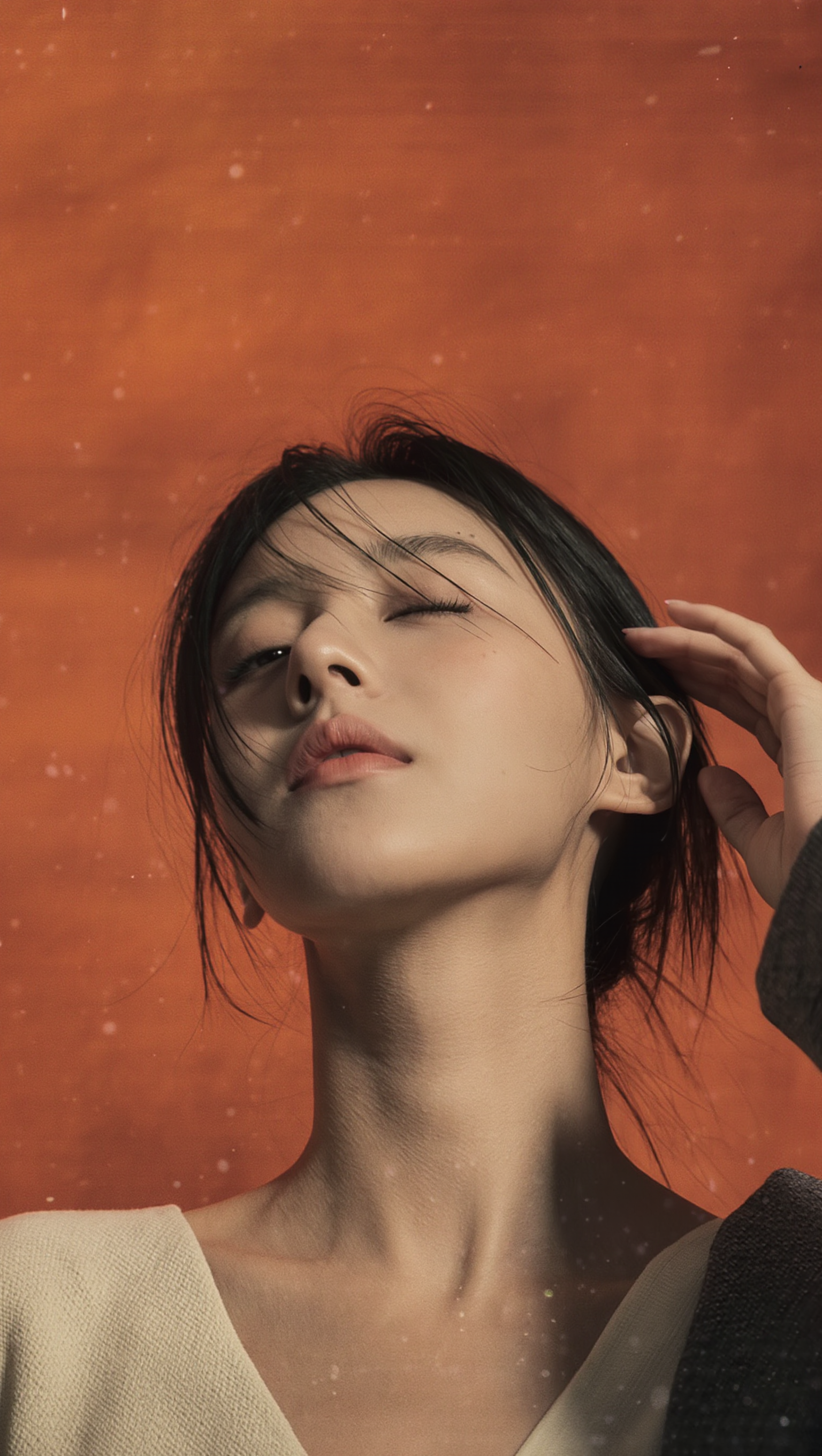 AI generated: Cinematic vertical video (9:16), single Korean fem... (PromptHero - Portraits)