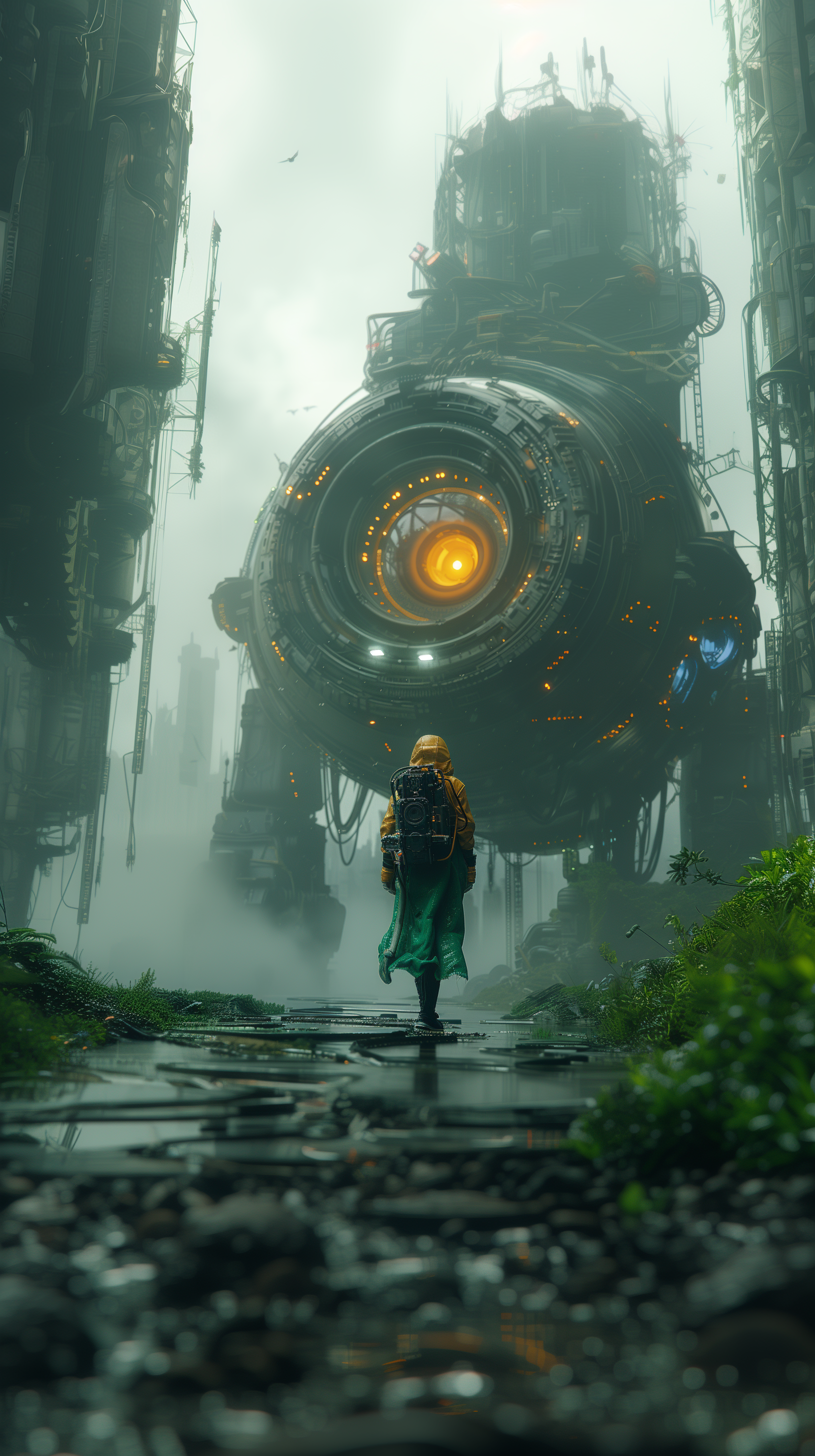 AI generated: Sci-Fi visual (Midjourney - Concept Art)