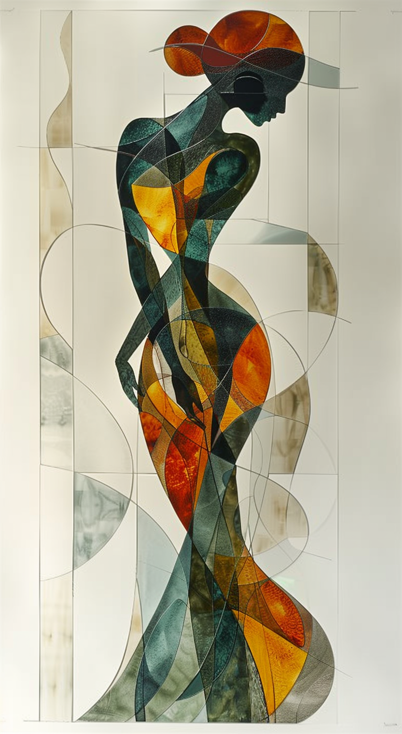 AI generated: Midjourney prompt: a woman standing, in the style of Pablo Picasso, s... (Midjourney - Concept Art)