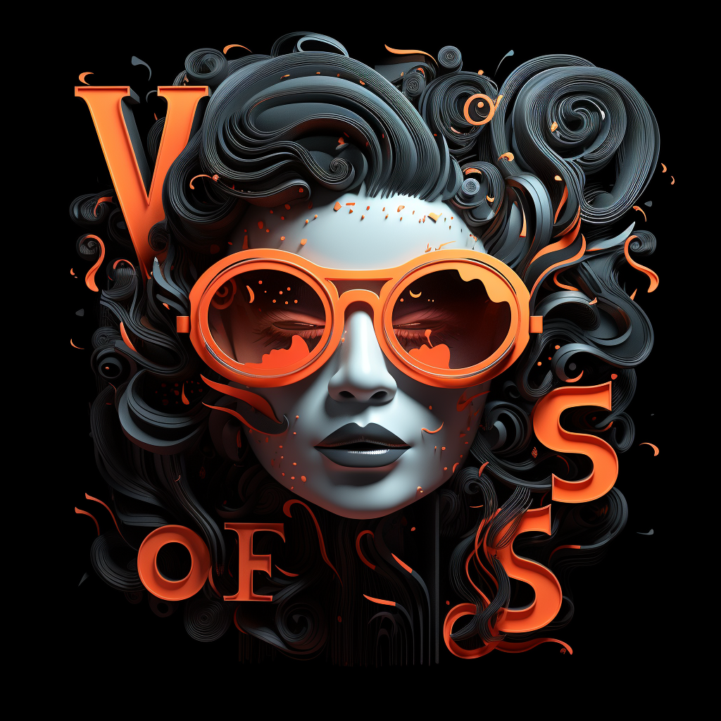 AI generated: Midjourney prompt: "ON VOUS TIRE LE PORTRAIT?" [WOMAN WITH LARGE GLAS... (Midjourney - Concept Art)