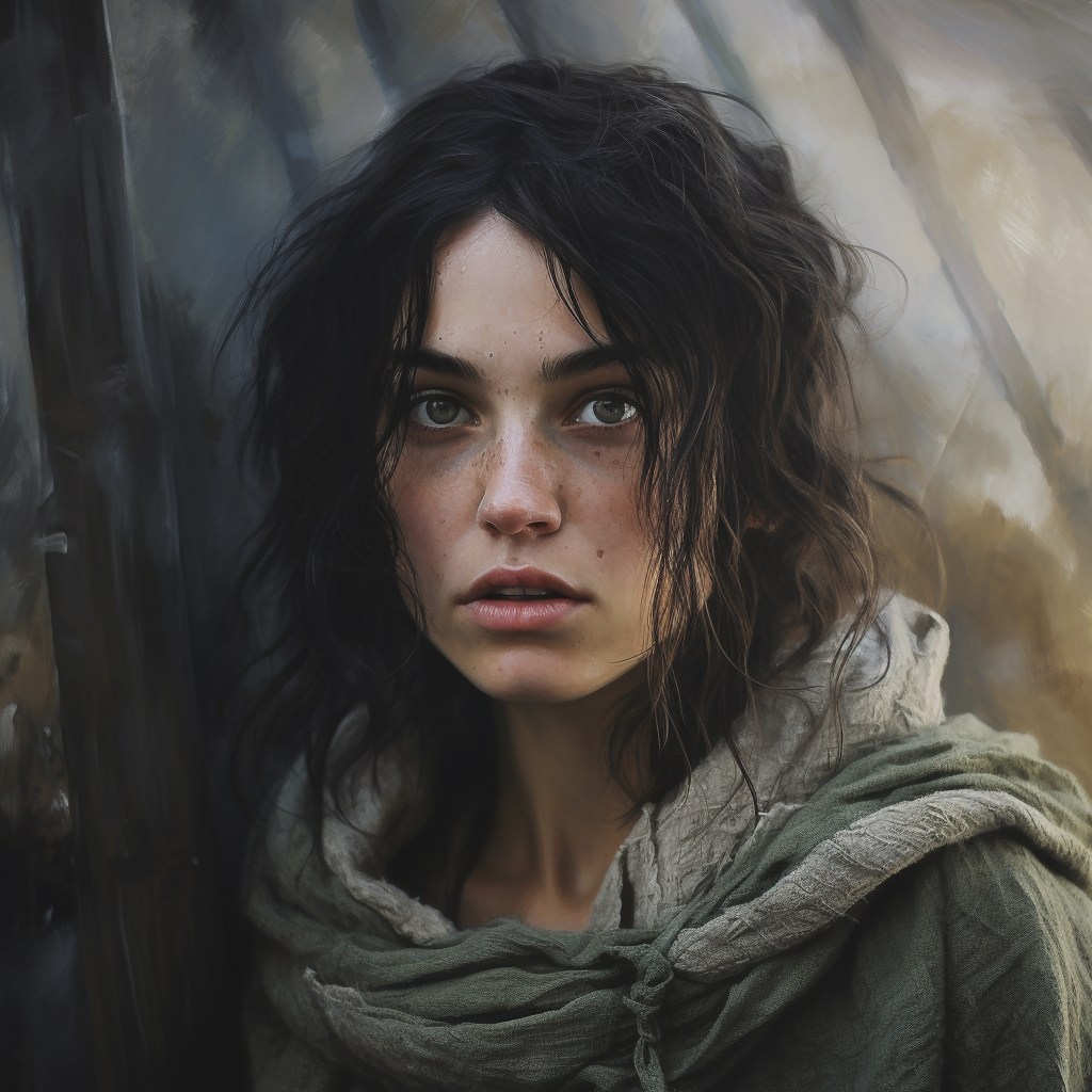 Midjourney prompt: a young female hobbit, ultra realism, lord of the ... - Midjourney