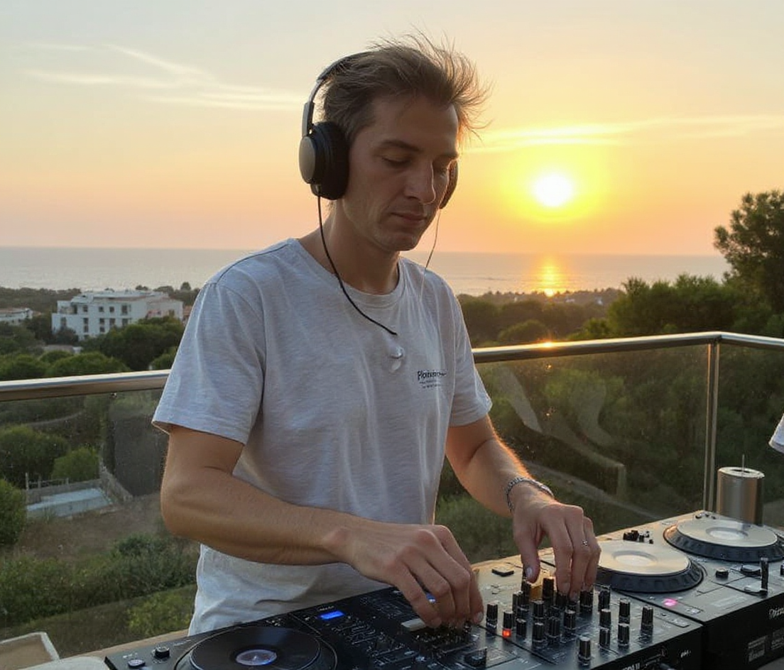 FLUX prompt: I need this person as a DJ, playing on a DJ sessio... - FLUX