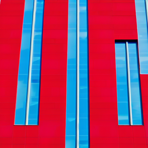 Stable Diffusion prompt: mdjrny-v4 style a tall red build...