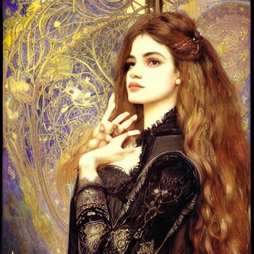 Stable Diffusion prompt: beautiful quantum alchemist, bea...