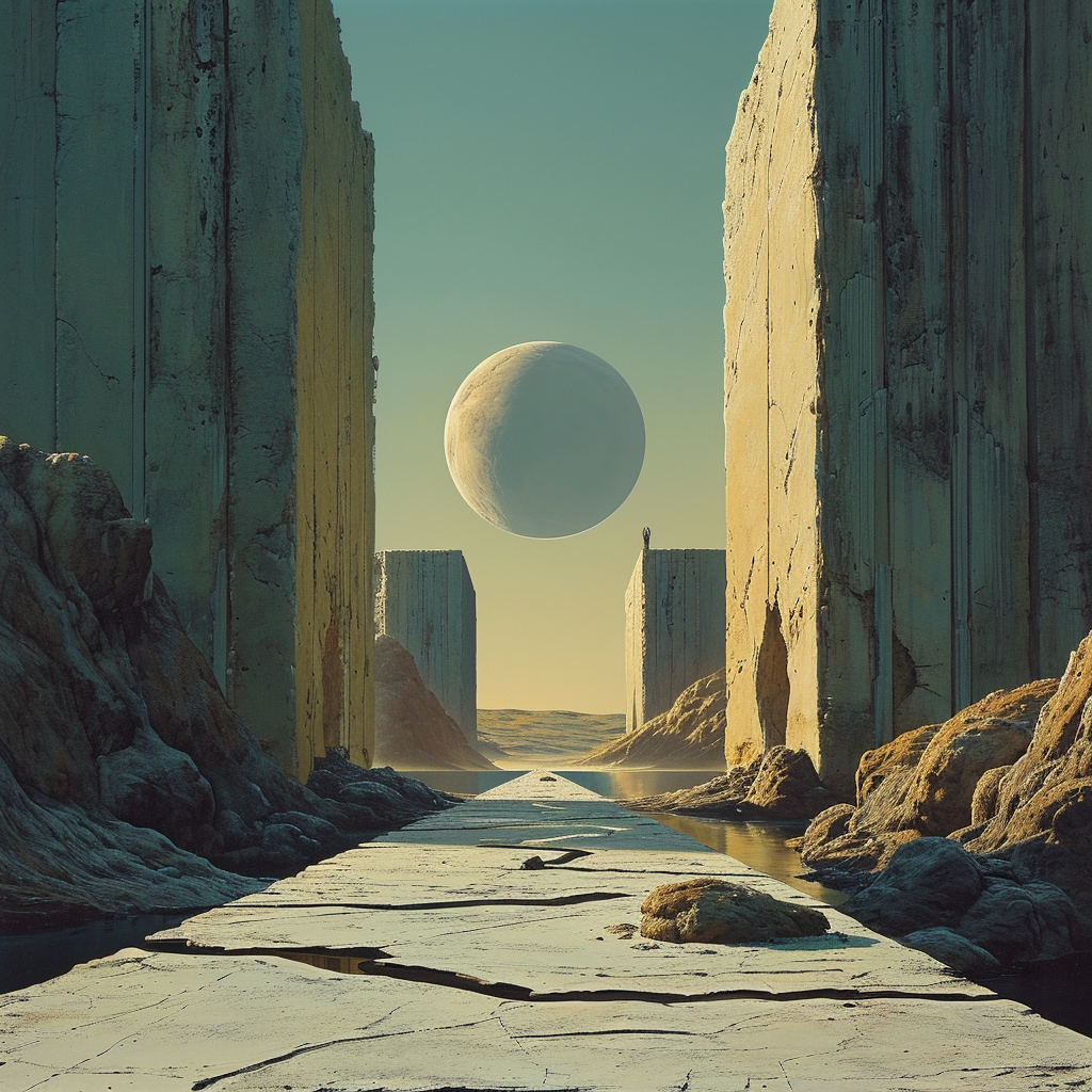 AI generated: Midjourney prompt: 1984 (Midjourney - Concept Art)