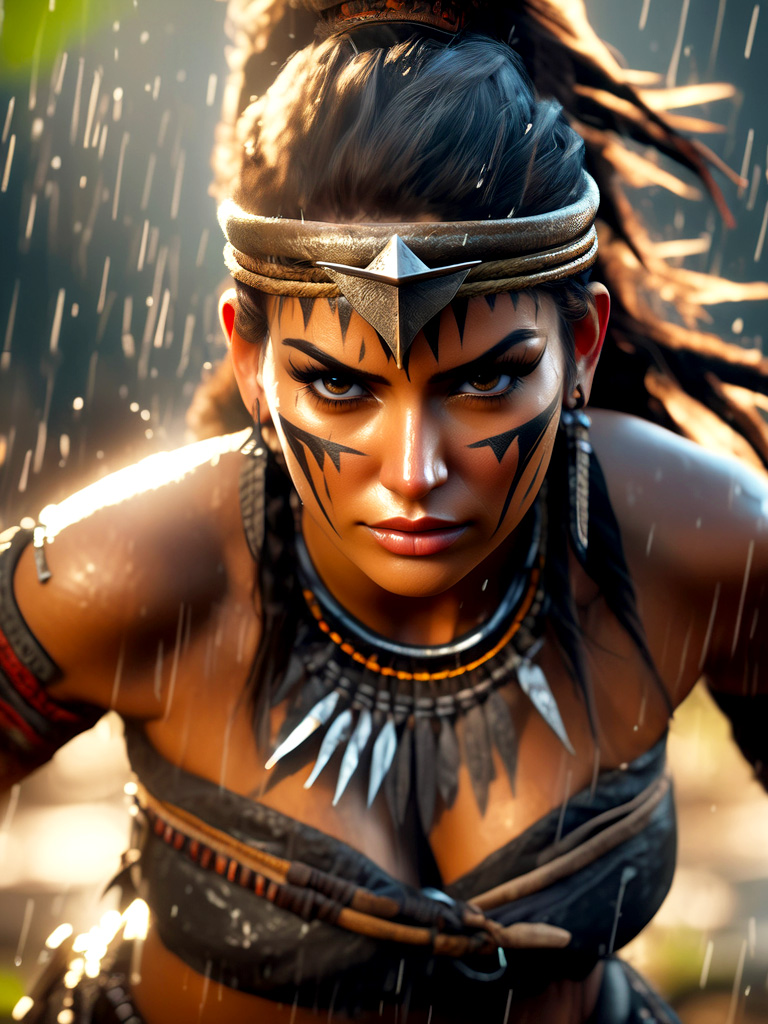 AI generated: Hunt for Diablo: Ivanah (Stable Diffusion - Character Design)