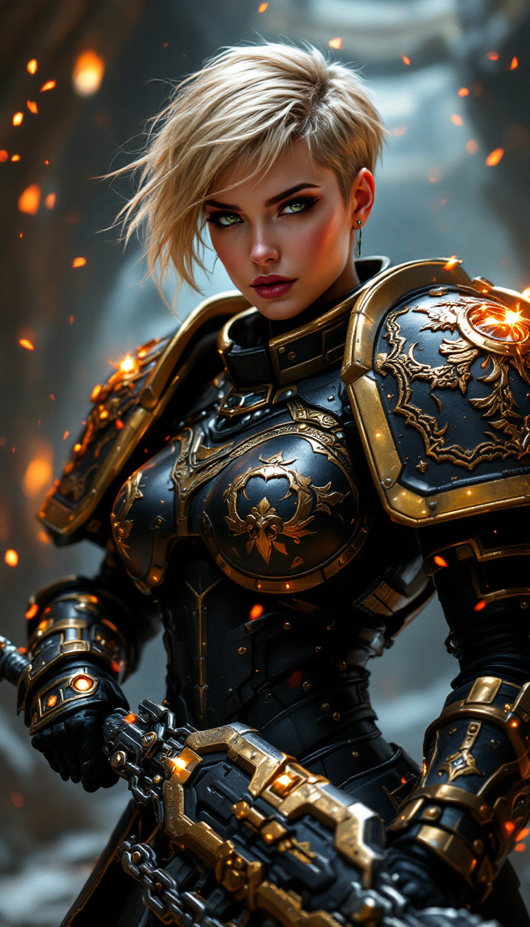 صورة مولدة بالذكاء الاصطناعي: FLUX prompt: A dynamic angle, full-body view, realistic portrai... (نموذج FLUX - صور شخصية)